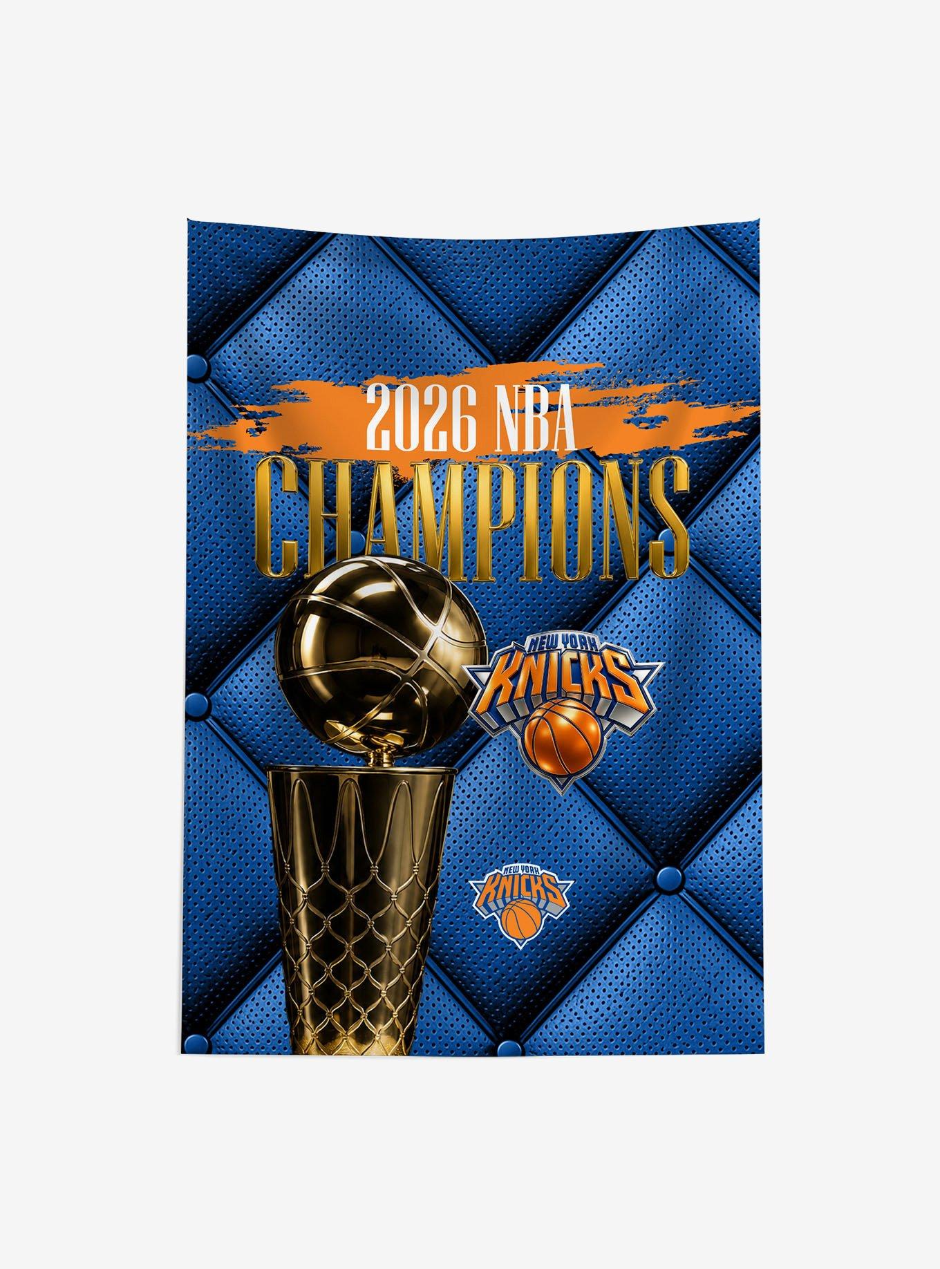 New York Knicks 2026 NBA Champions Gilded Tapestry, , hi-res