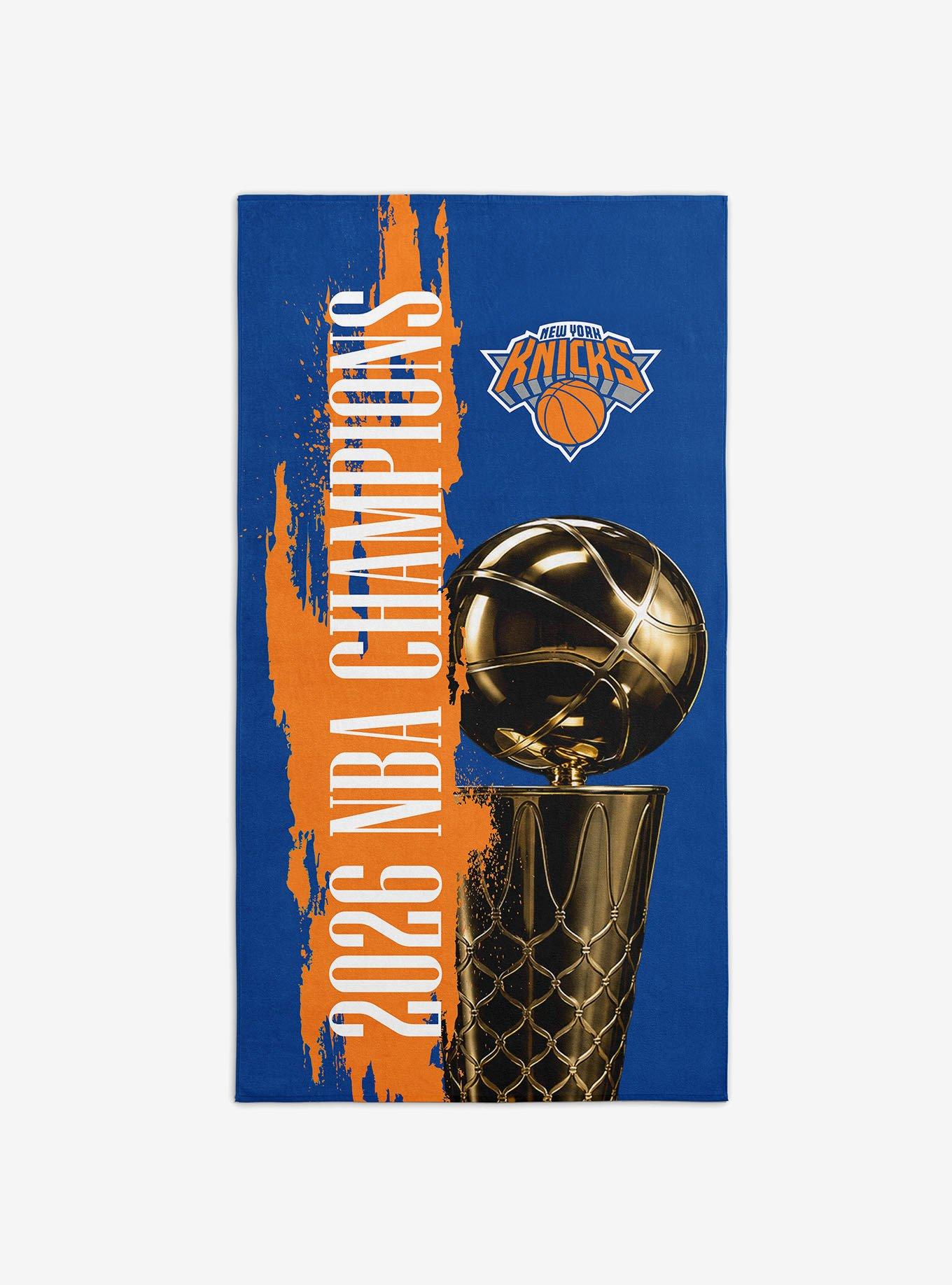 New York Knicks 2026 NBA Champions Exalted Beach Towel, , hi-res
