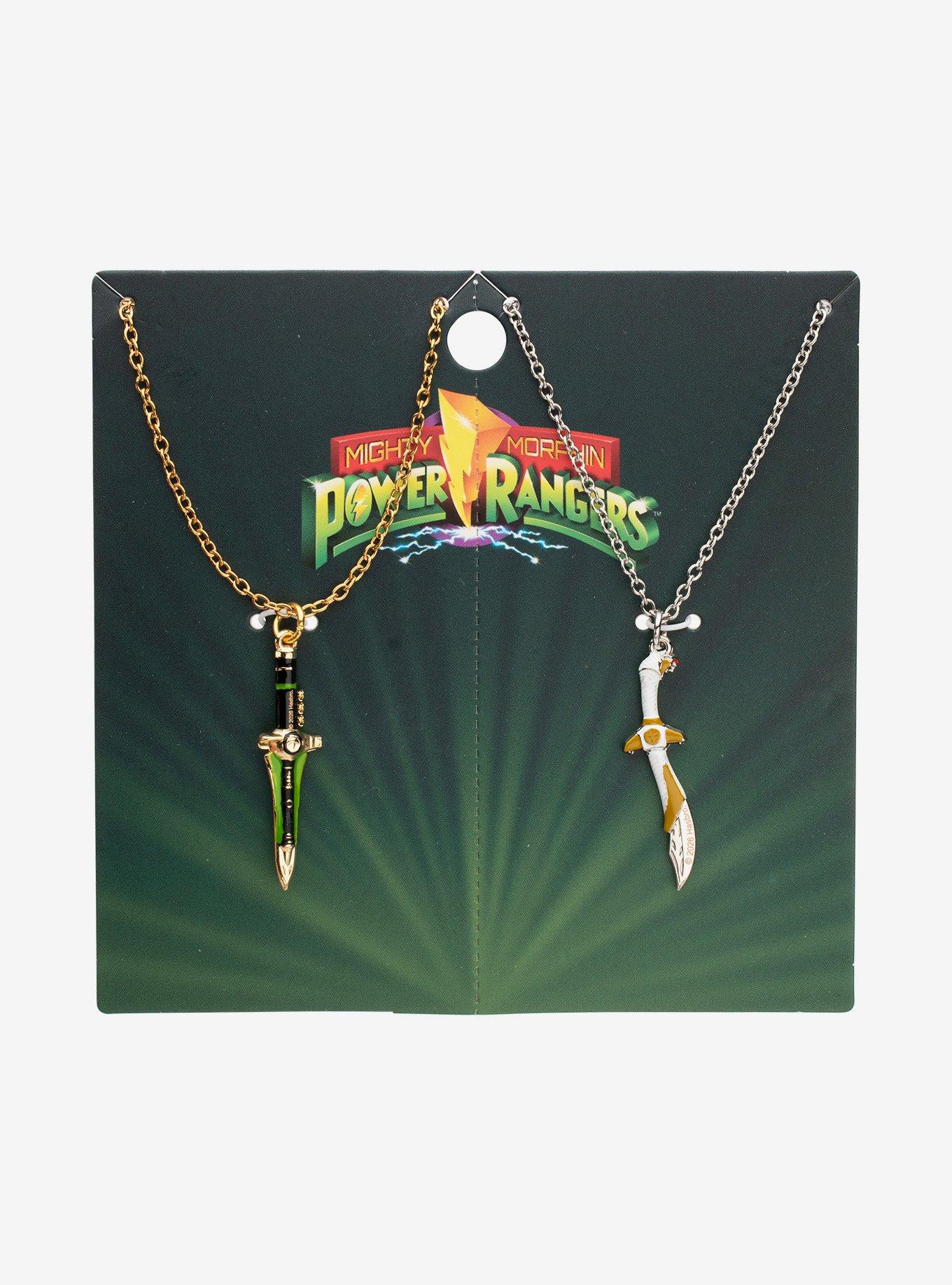 Mighty Morphin Power Rangers Dagger Best Friend Necklace Set
