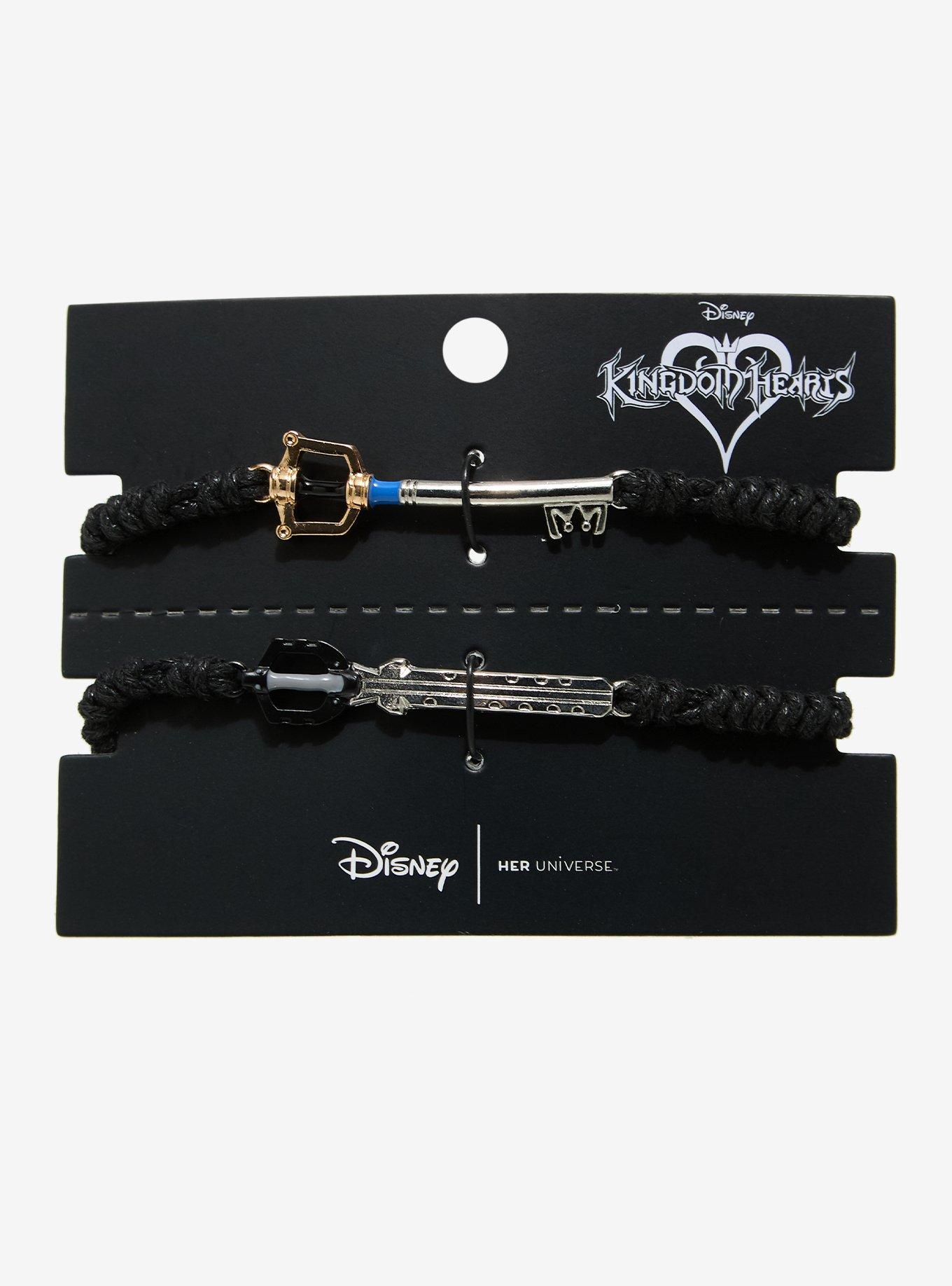 Her Universe Disney Kingdom Hearts Sora & Riku Keyblade Cord Bracelet Set