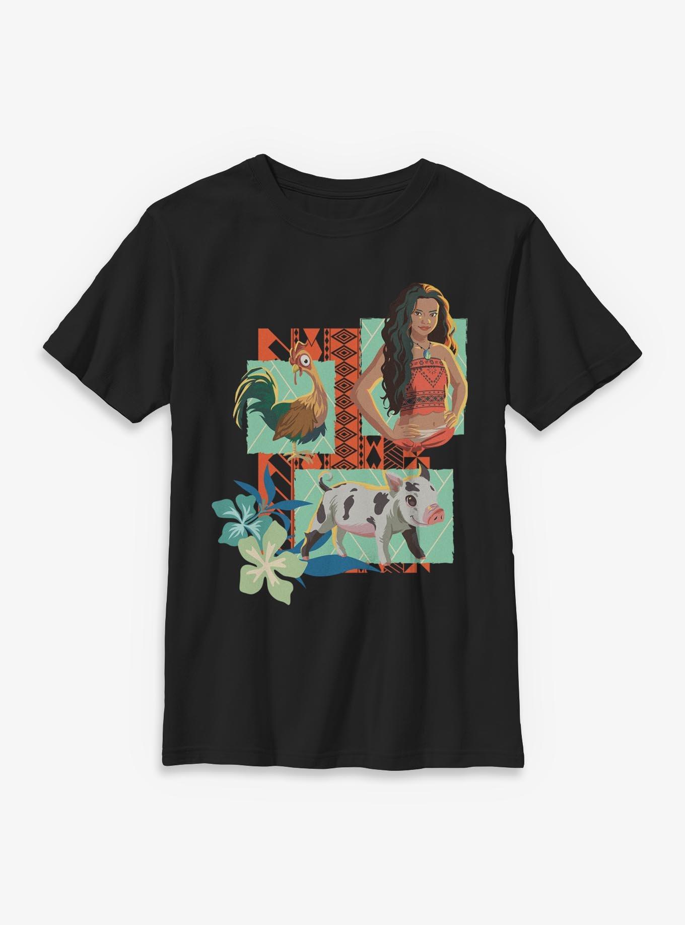 Disney Moana Live Action Moana Pua & Hei Hei Youth T-Shirt, , hi-res