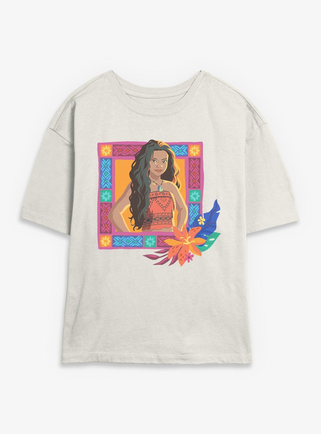 Disney Moana Live Action Framed Womens Skimmer T-Shirt