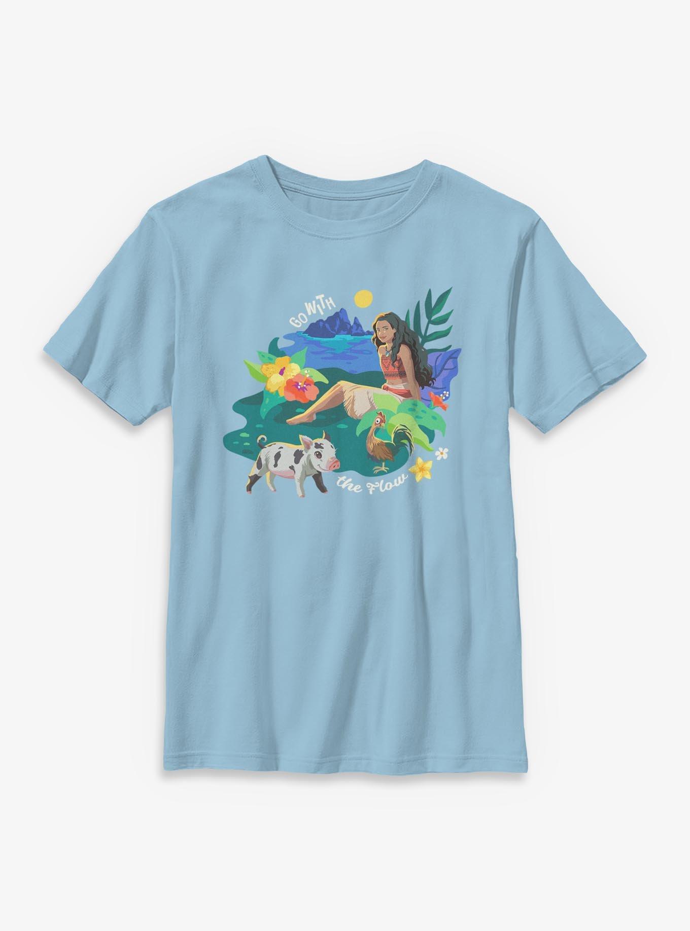 Disney Moana Live Action Go With The Flow Youth T-Shirt, , hi-res