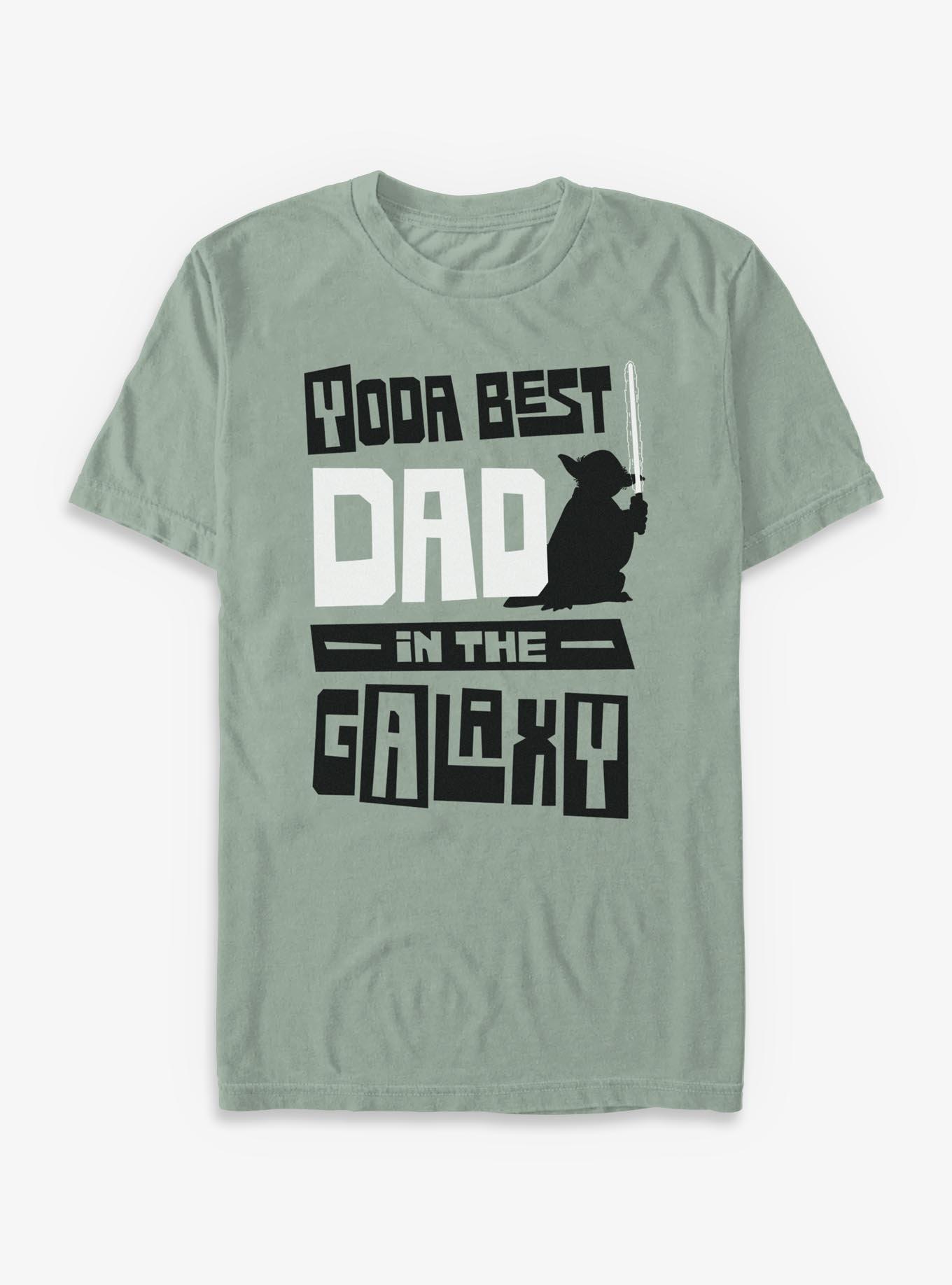 Star Wars Yoda Best Dad Garment Dye T-Shirt