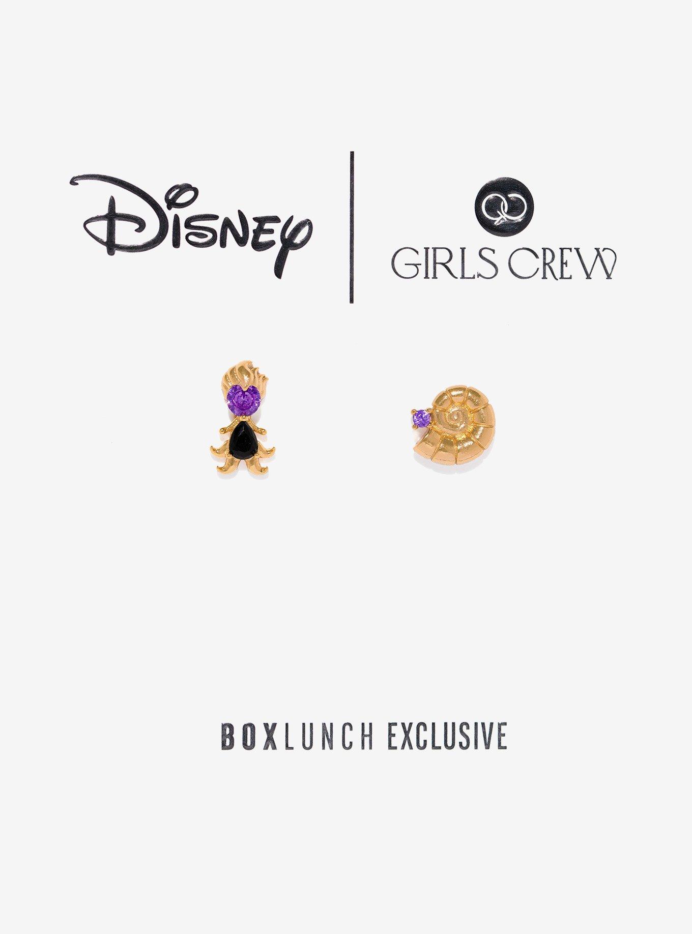 Girls Crew Disney The Little Mermaid Ursula Stud Earrings â€” BoxLunch Exclusive
