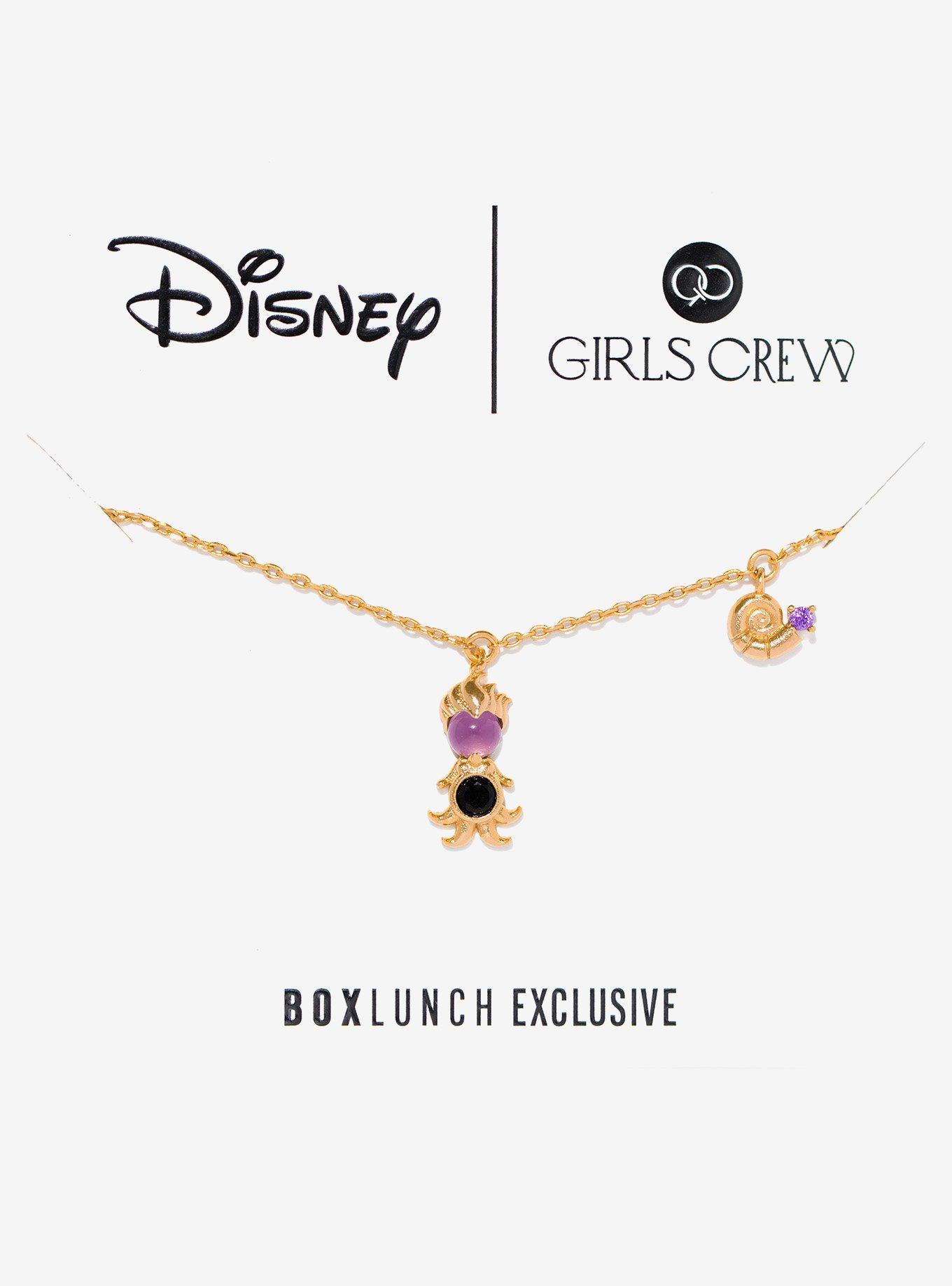 Girls Crew Disney The Little Mermaid Ursula Gold Necklace â€” BoxLunch Exclusive