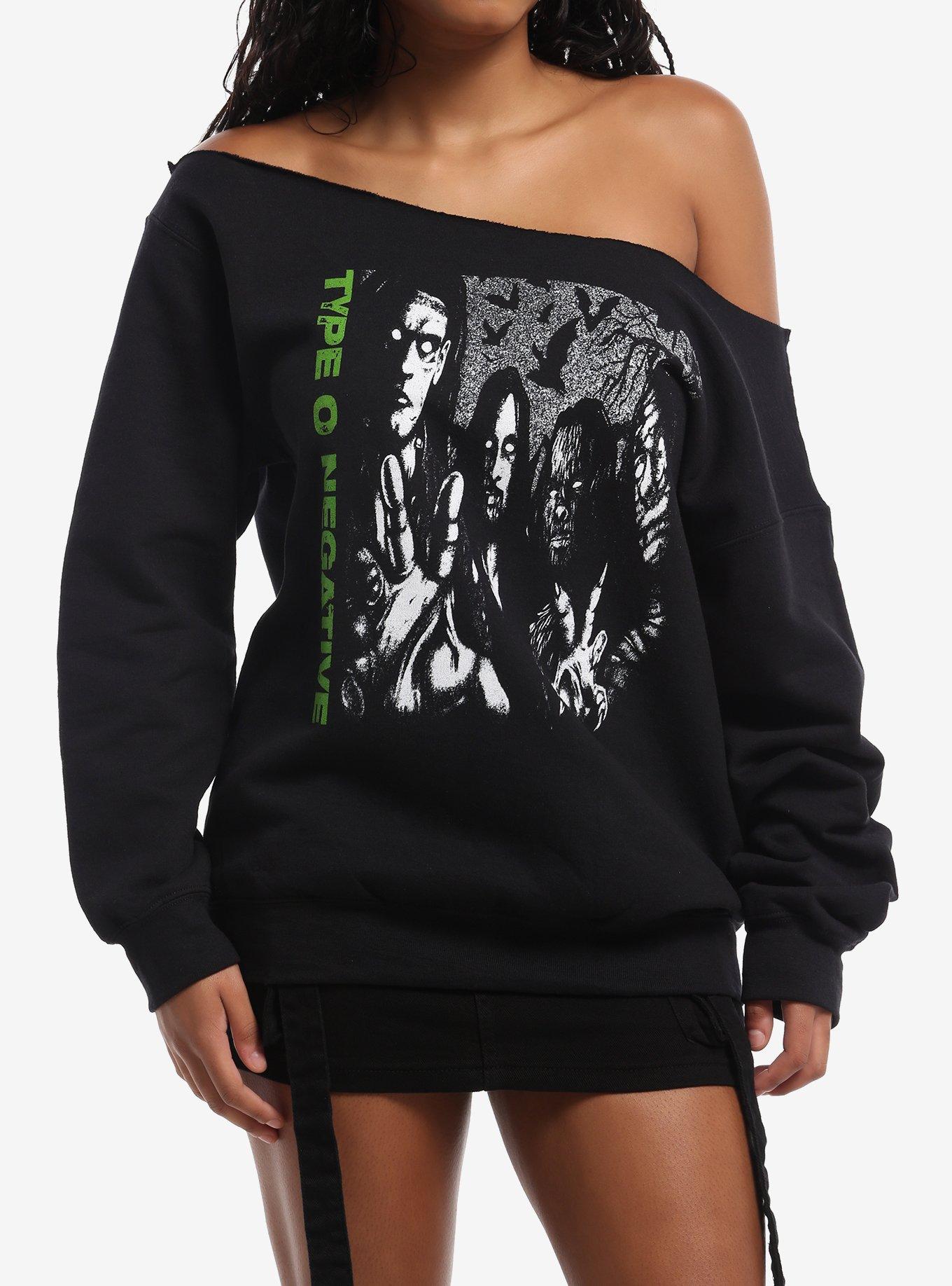 Type O Negative Group Girls Off-Shoulder Sweatshirt