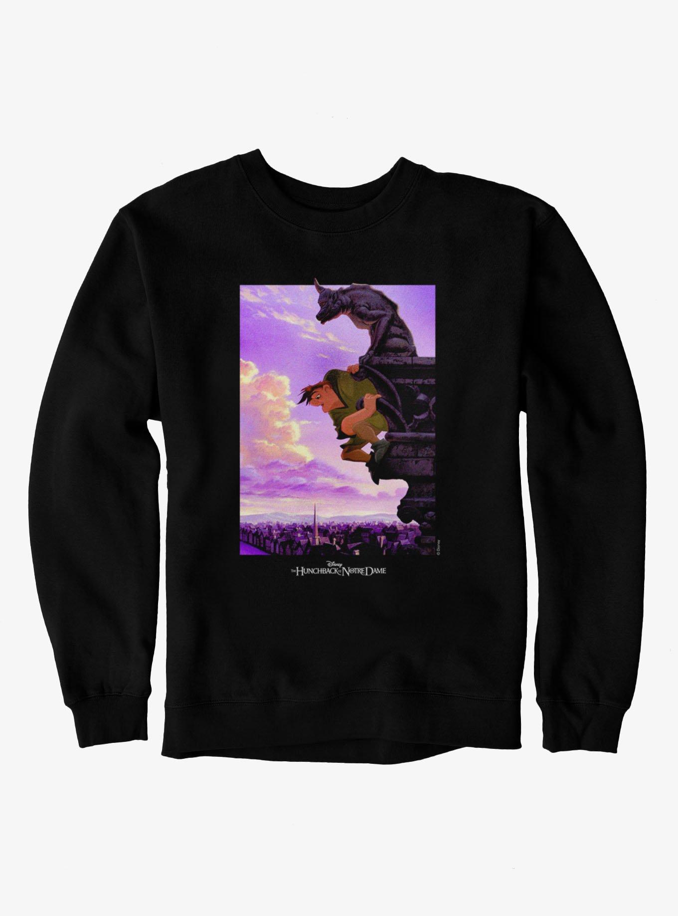 Disney The Hunchback Of Notre Dame Quasimodo Gargoyle Poster Sweatshirt, , hi-res