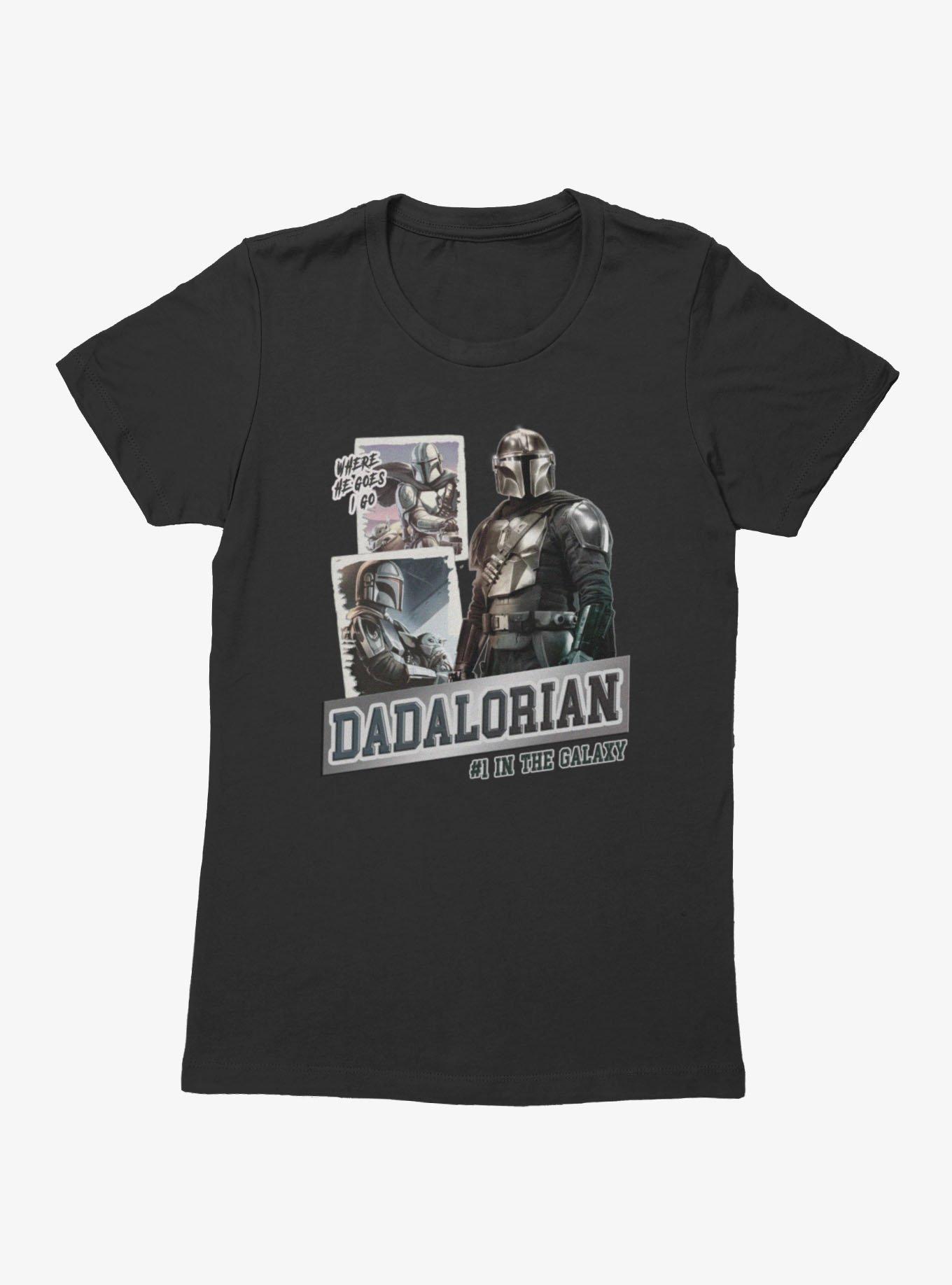 Star Wars The Mandalorian I Go With Dadalorian Trip Photos Womens T-Shirt, , hi-res