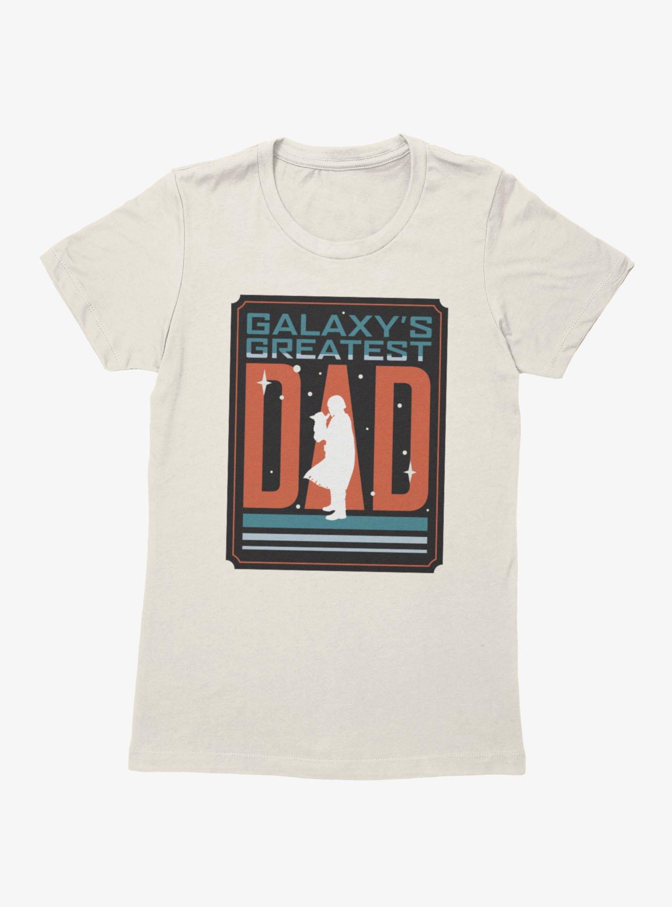Star Wars The Mandalorian Galaxy's Greatest Dad Poster Womens T-Shirt