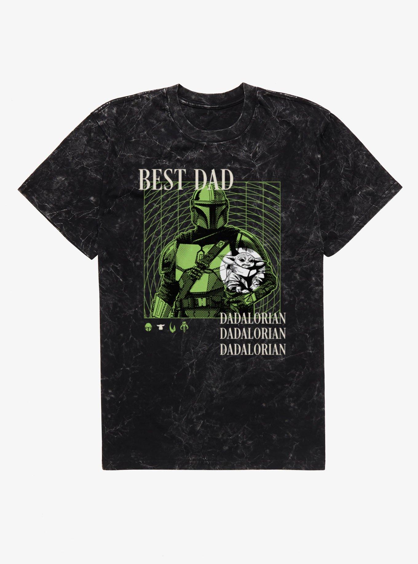 Star Wars The Mandalorian Best Dadalorian Radar Lock On Mineral Wash T-Shirt, , hi-res