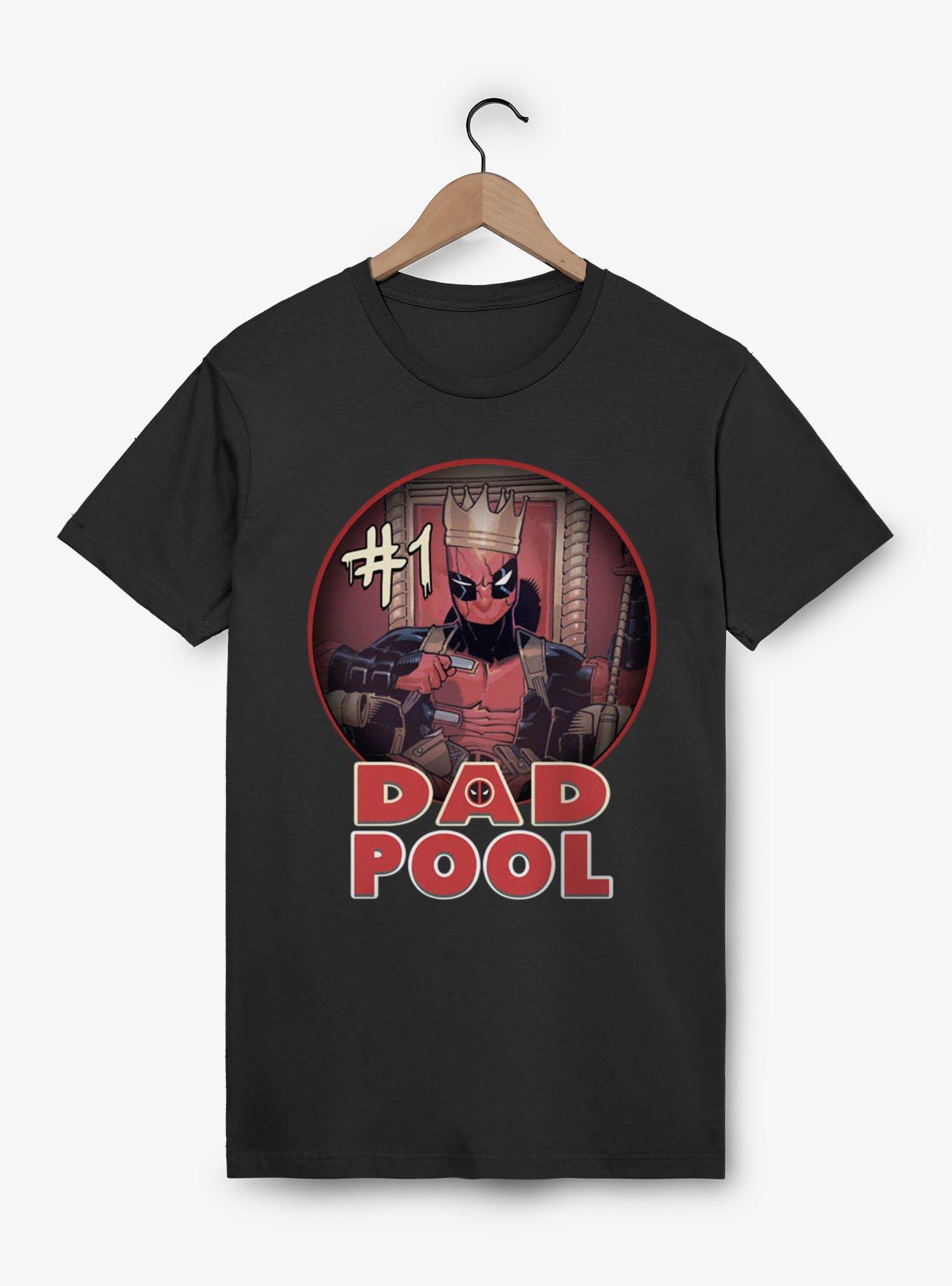Marvel Deadpool Number 1 Dad Pool King T-Shirt