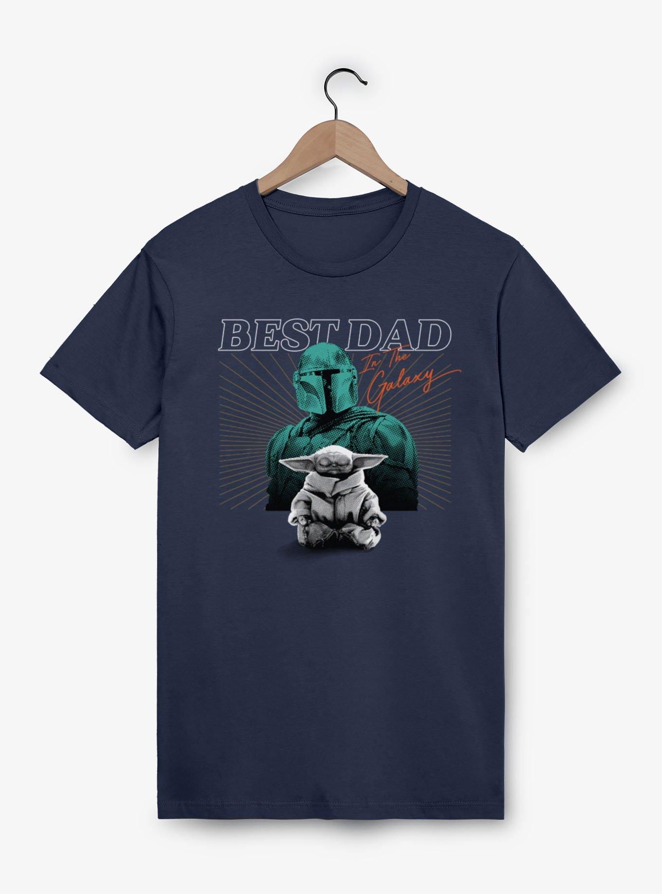Star Wars The Mandalorian Best Dad And Child Meditates T-Shirt
