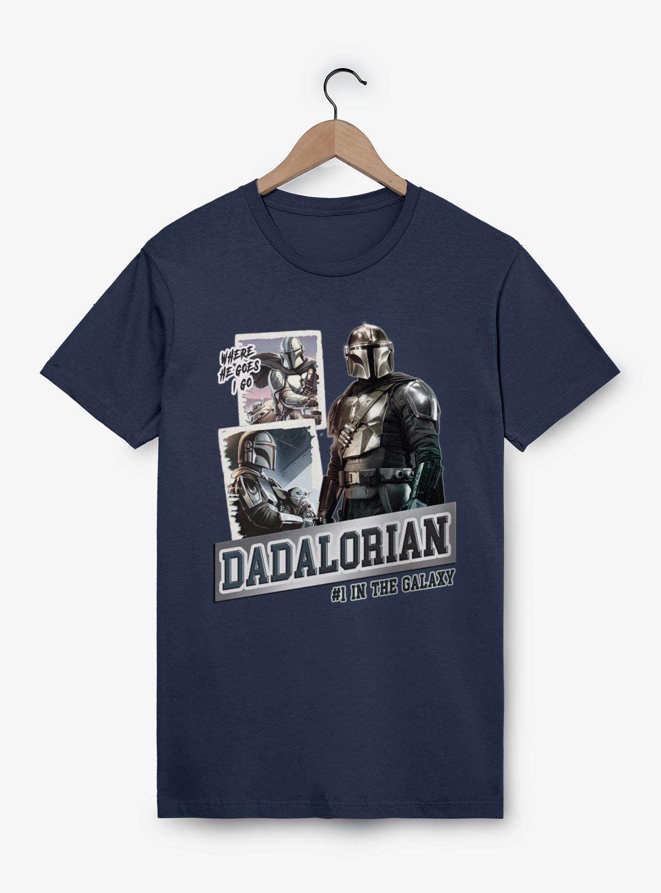 Star Wars The Mandalorian I Go With Dadalorian Trip Photos T-Shirt, , hi-res