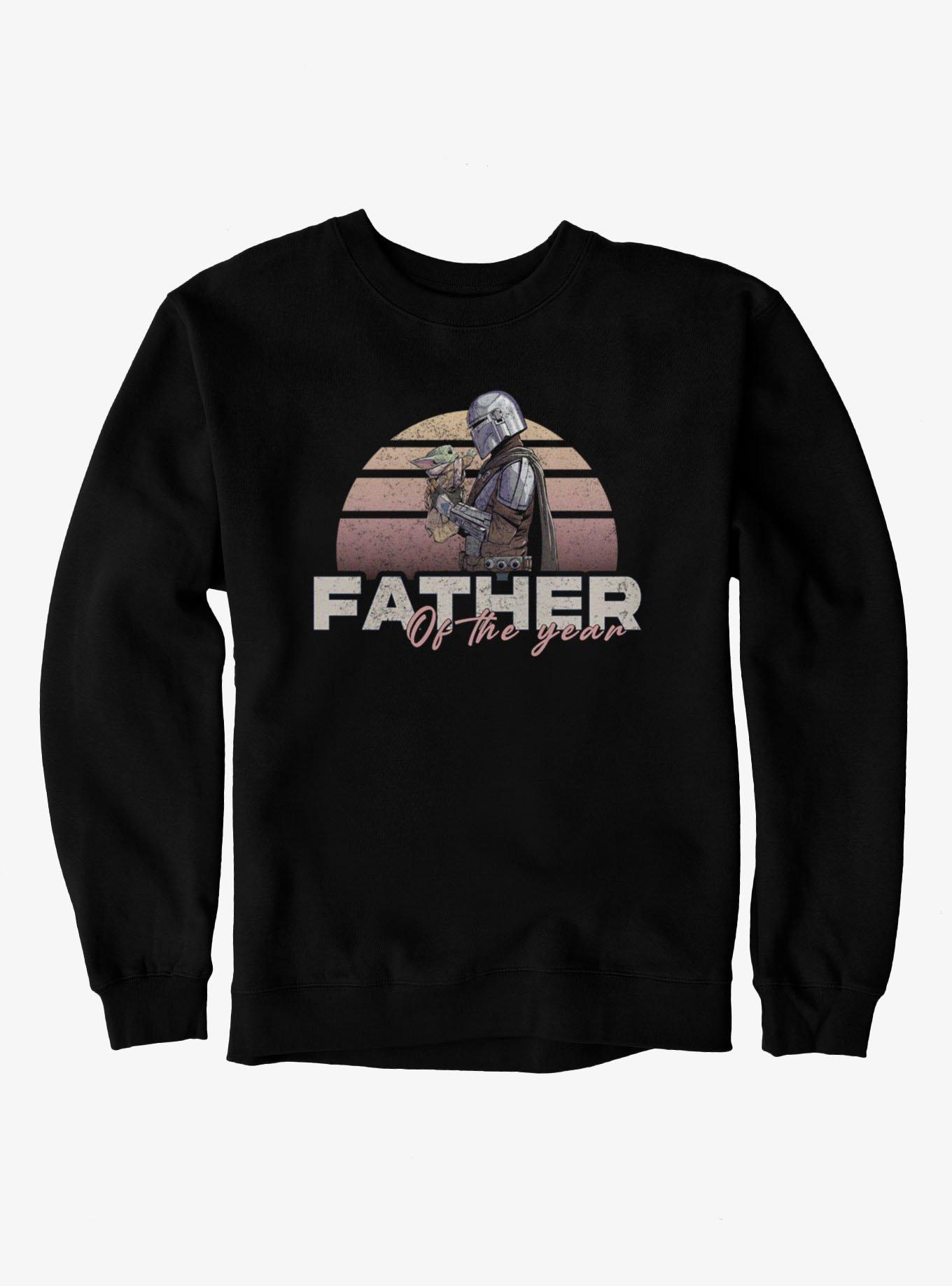 Star Wars The Mandalorian Father Of The Year Sunset Sweatshirt, , hi-res
