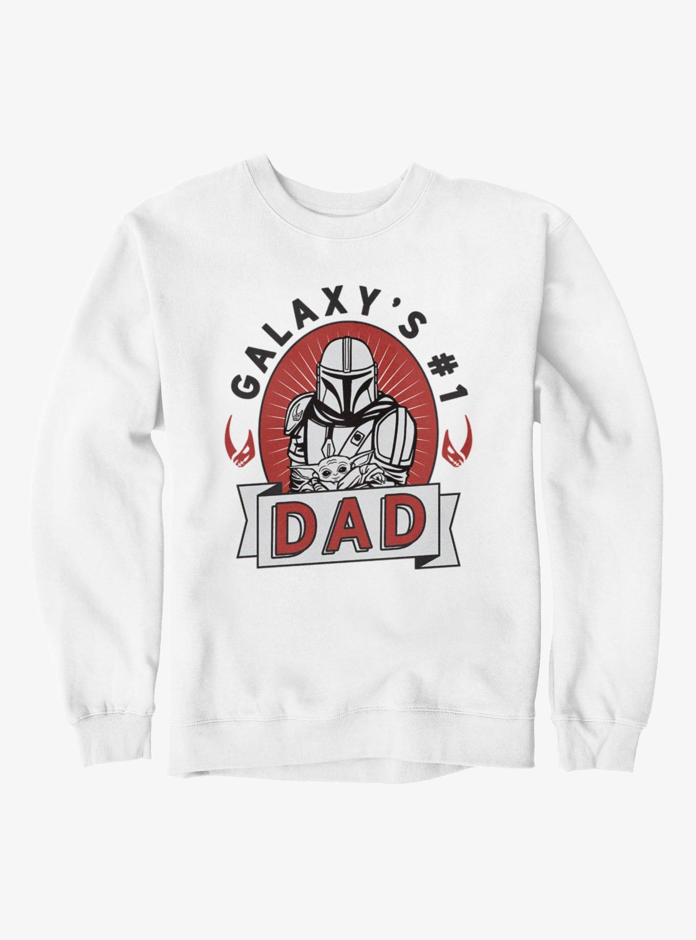 Star Wars The Mandalorian Galaxy's Dad Sweatshirt, , hi-res