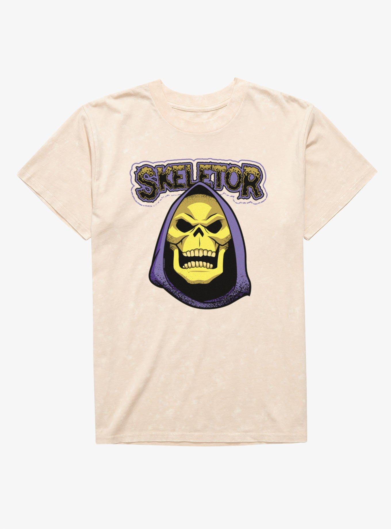 Masters Of The Universe Skeletor Big Face Mineral Wash T-Shirt, , hi-res