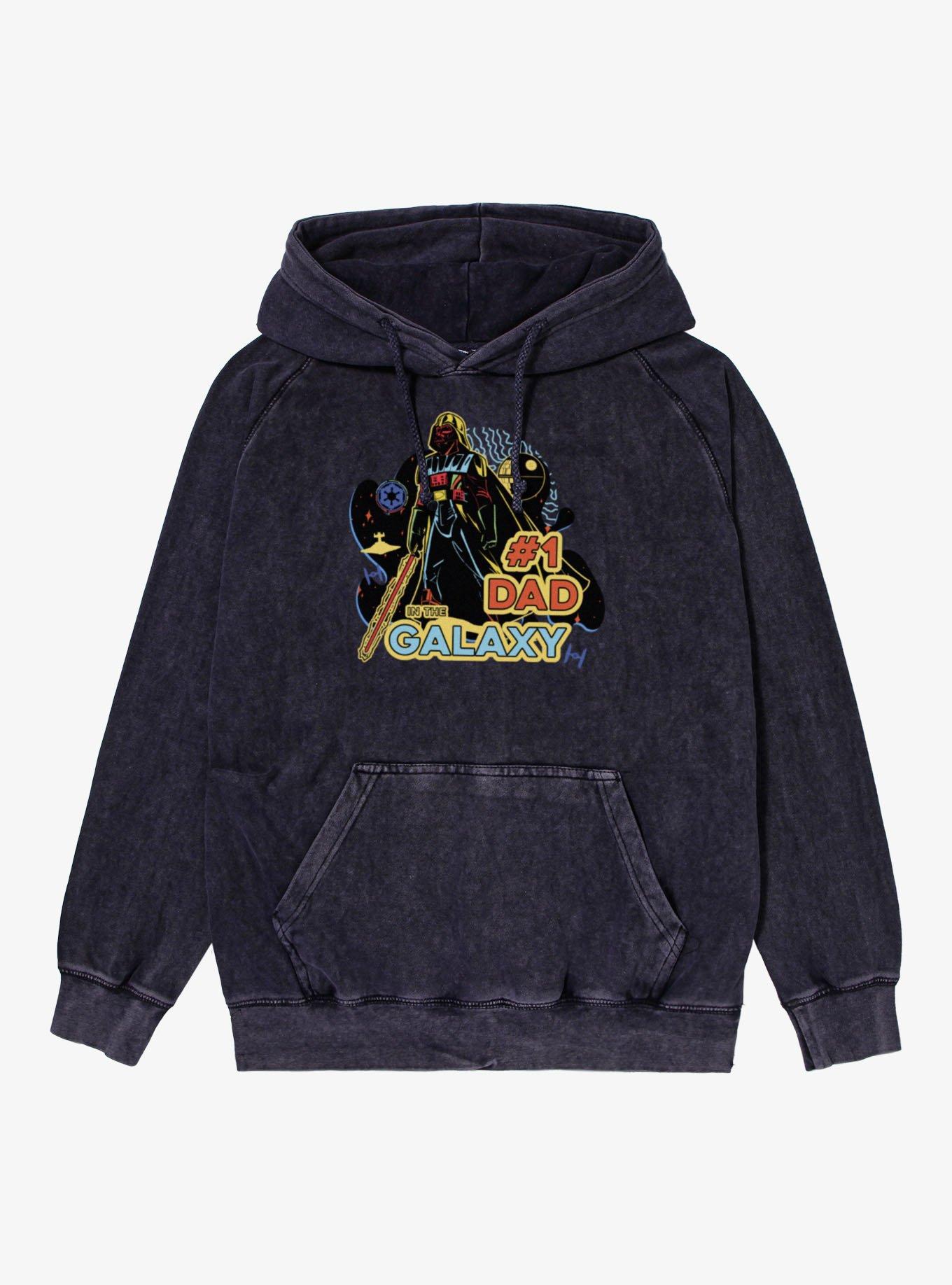 Star Wars Number 1 Dad Vader Color Pop Mineral Wash Hoodie, , hi-res