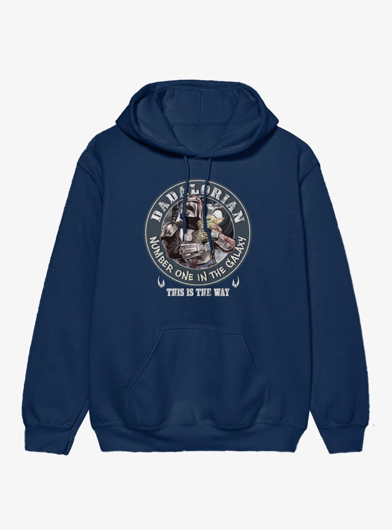 Star Wars The Mandalorian Dadalorian Circle Crest Hoodie, , hi-res