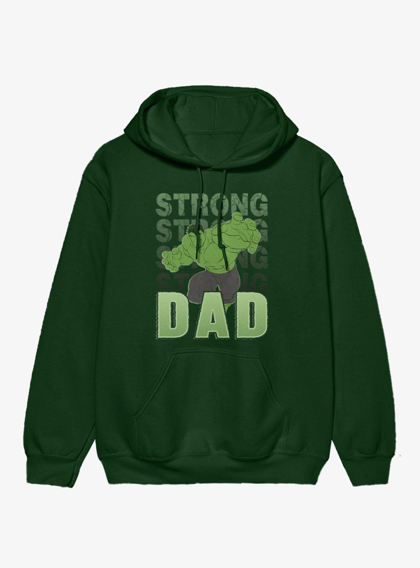 Marvel Hulk Strong Dad Hoodie, , hi-res