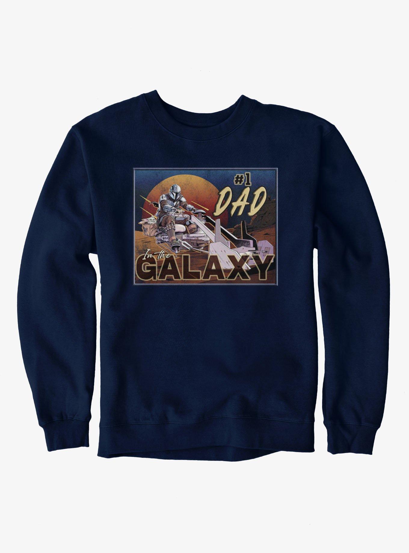 Star Wars The Mandalorian Number 1 In Galaxy Dad Speeder Sweatshirt, , hi-res