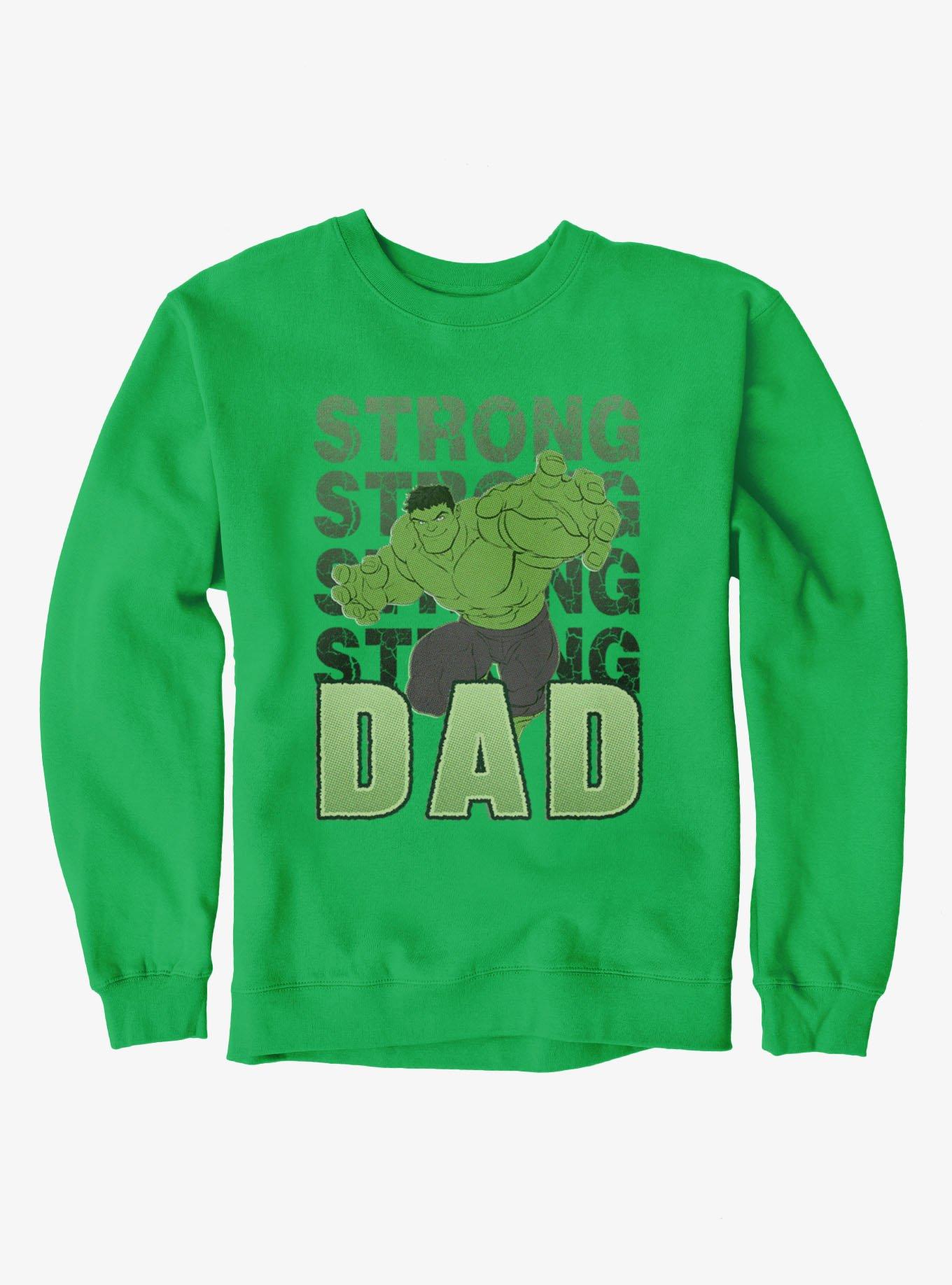 Marvel Hulk Strong Dad Sweatshirt