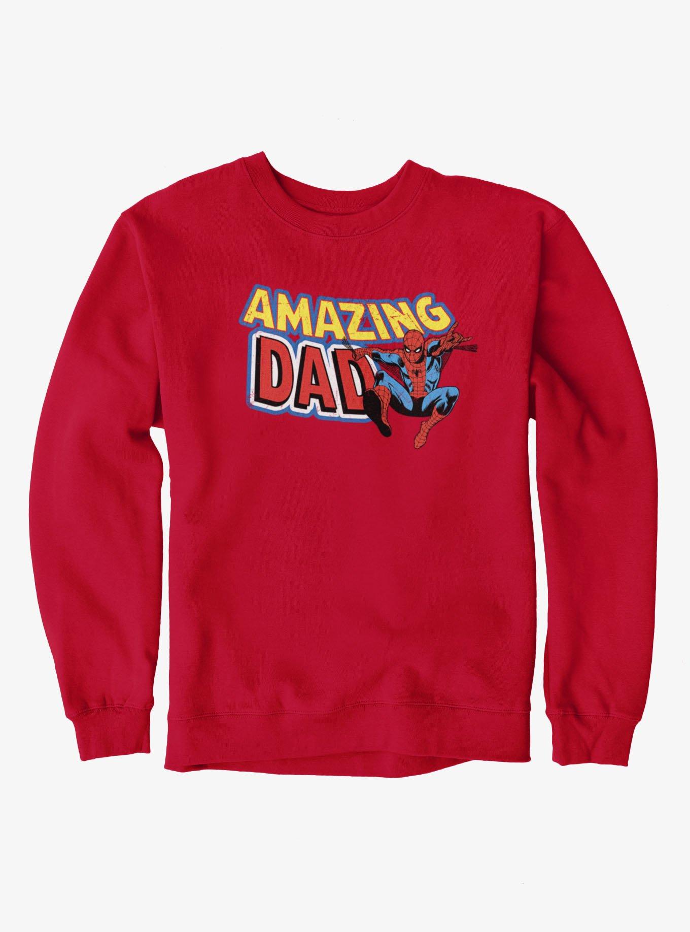 Marvel Spider-Man Retro Amazing Dad Sweatshirt, , hi-res