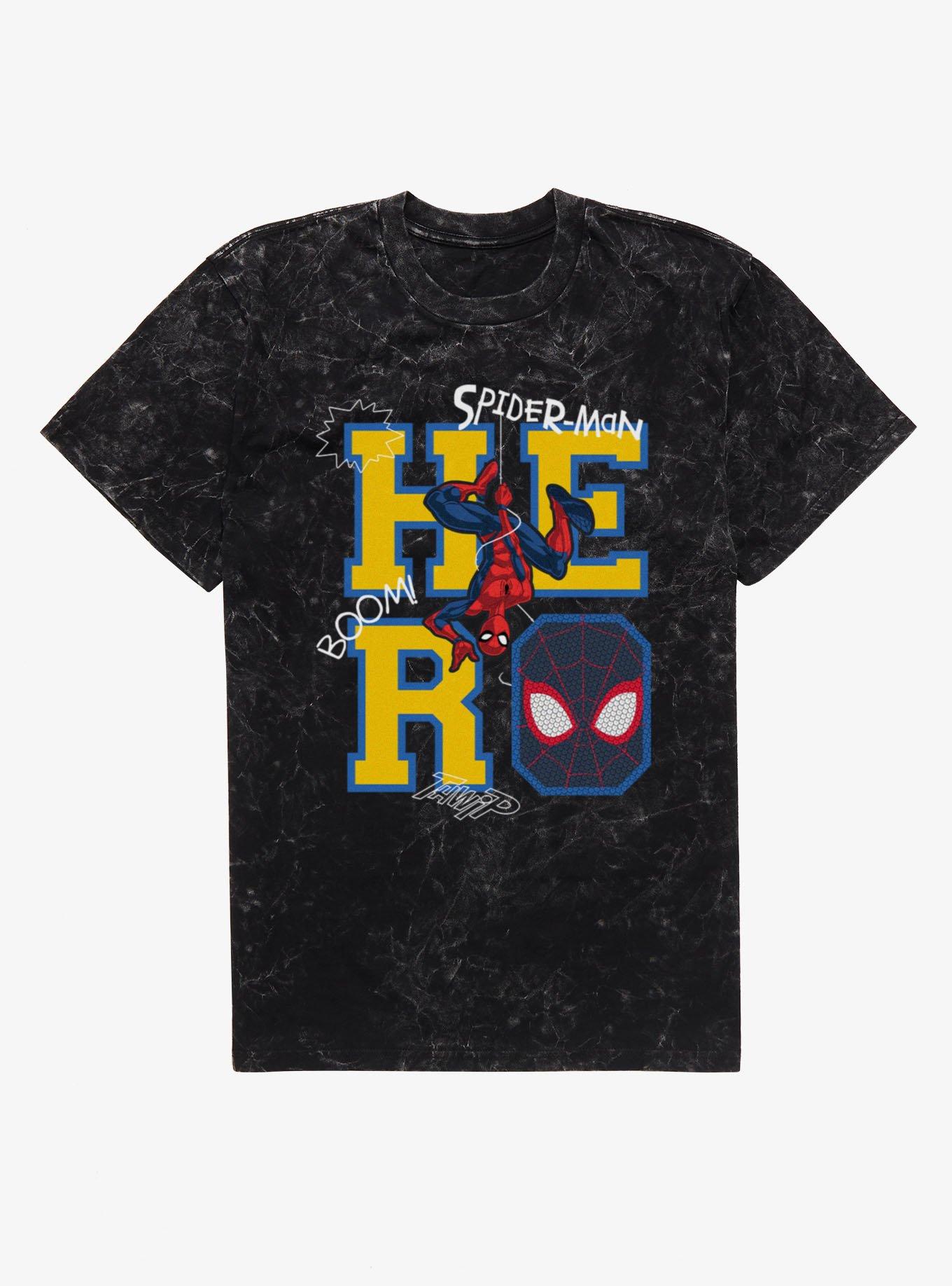 Marvel Spider-Man Hero Boom Thwip Wave Mineral Wash T-Shirt, , hi-res