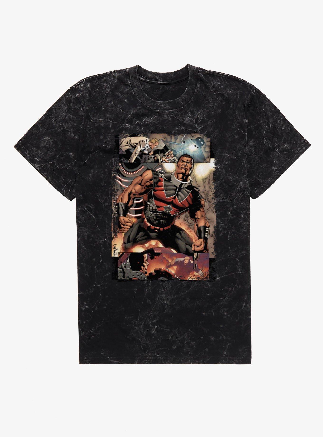 Marvel Wonder Man Chain Release Panel Mineral Wash T-Shirt