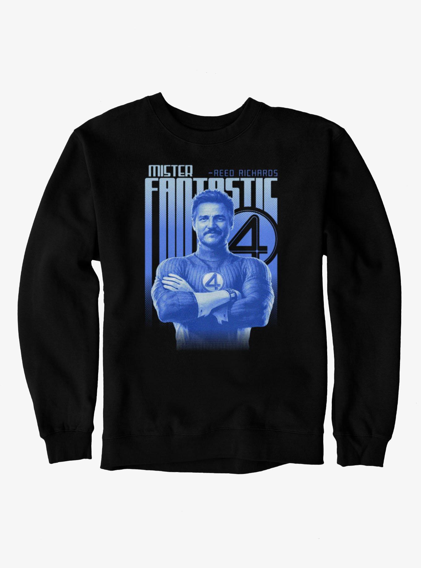 Marvel Fantastic 4 Mister Fantastic In Blue Reed Richards Sweatshirt, , hi-res