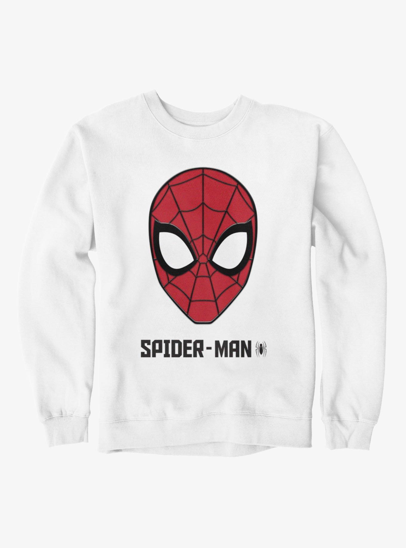 Marvel Spider-Man Big Face With Name Sweatshirt