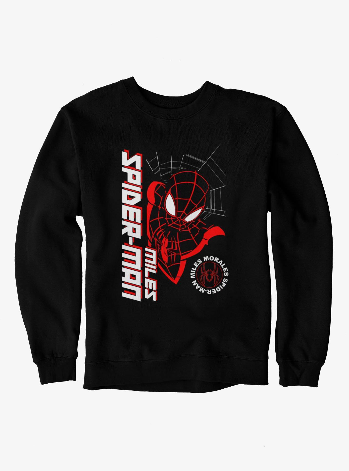 Marvel Spider-Man Miles Morales Wall Slider Sweatshirt, , hi-res