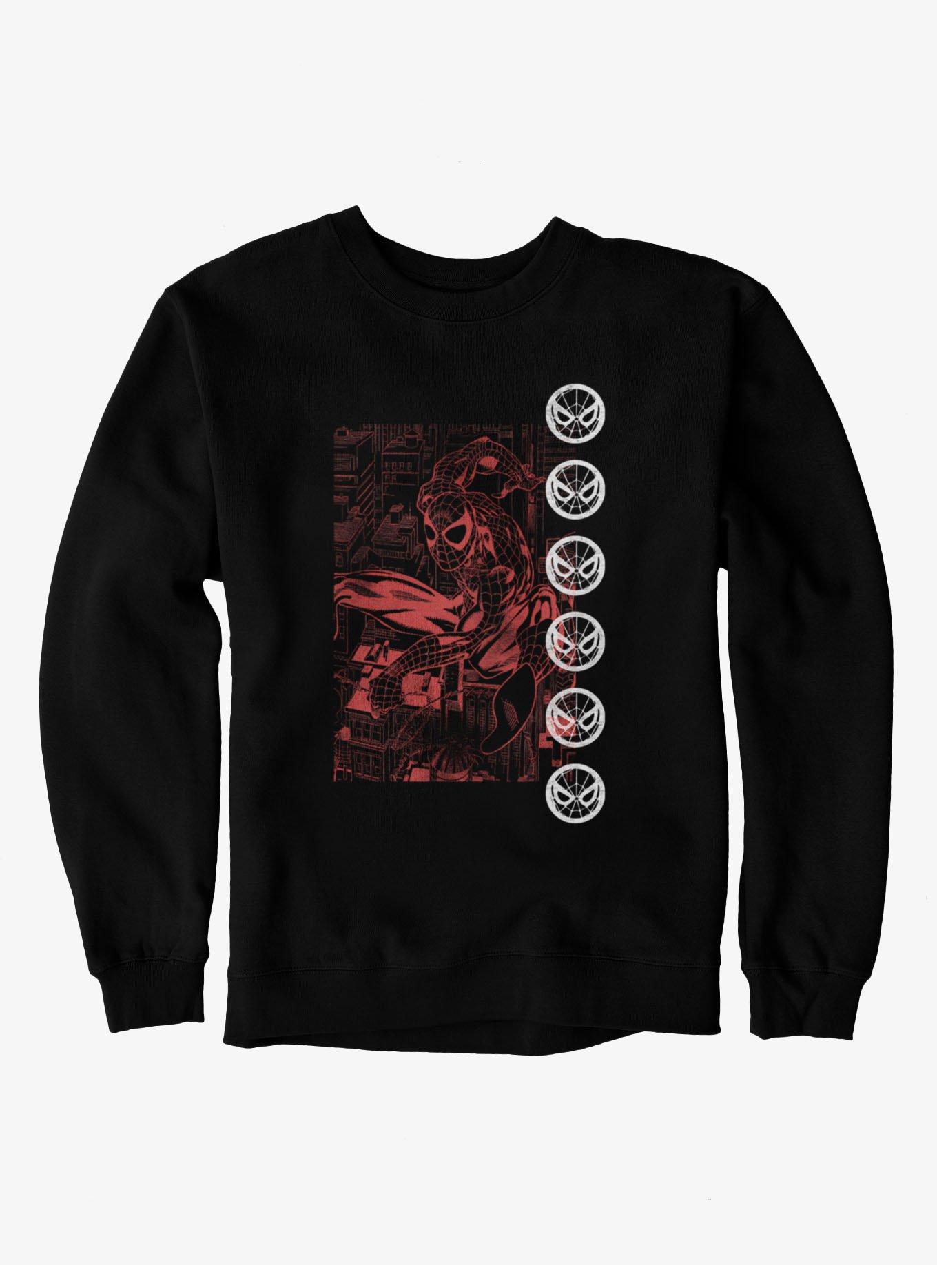 Marvel Comics Retro Red Ink Panel Sweatshirt