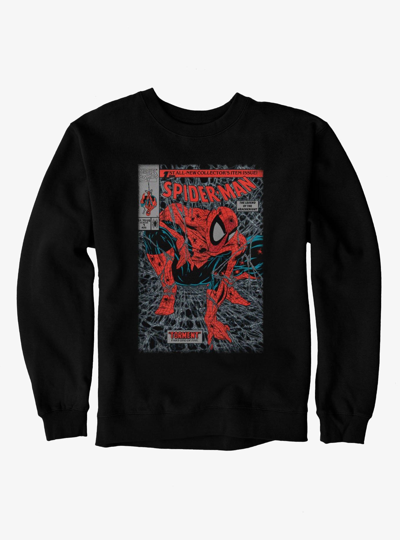 Marvel Spider-Man Torment In Spider Nest Cover Sweatshirt, , hi-res