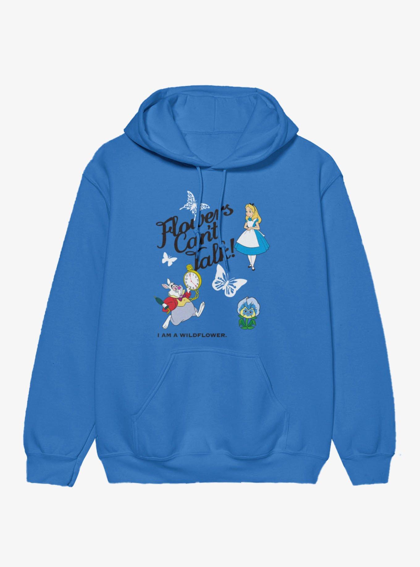 Disney Alice In Wonderland Flowers Can't Talk Wildflower Hoodie, , hi-res