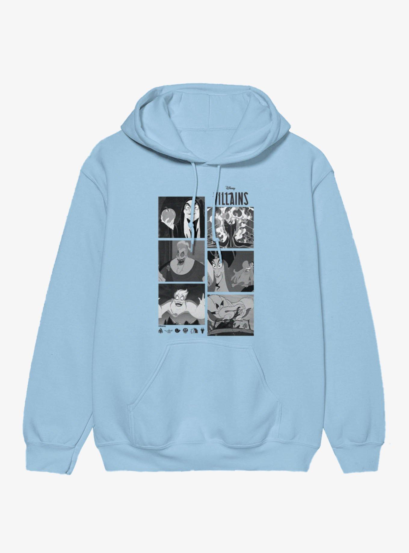 Disney Villains Monochrome Photo Reel Hoodie, , hi-res