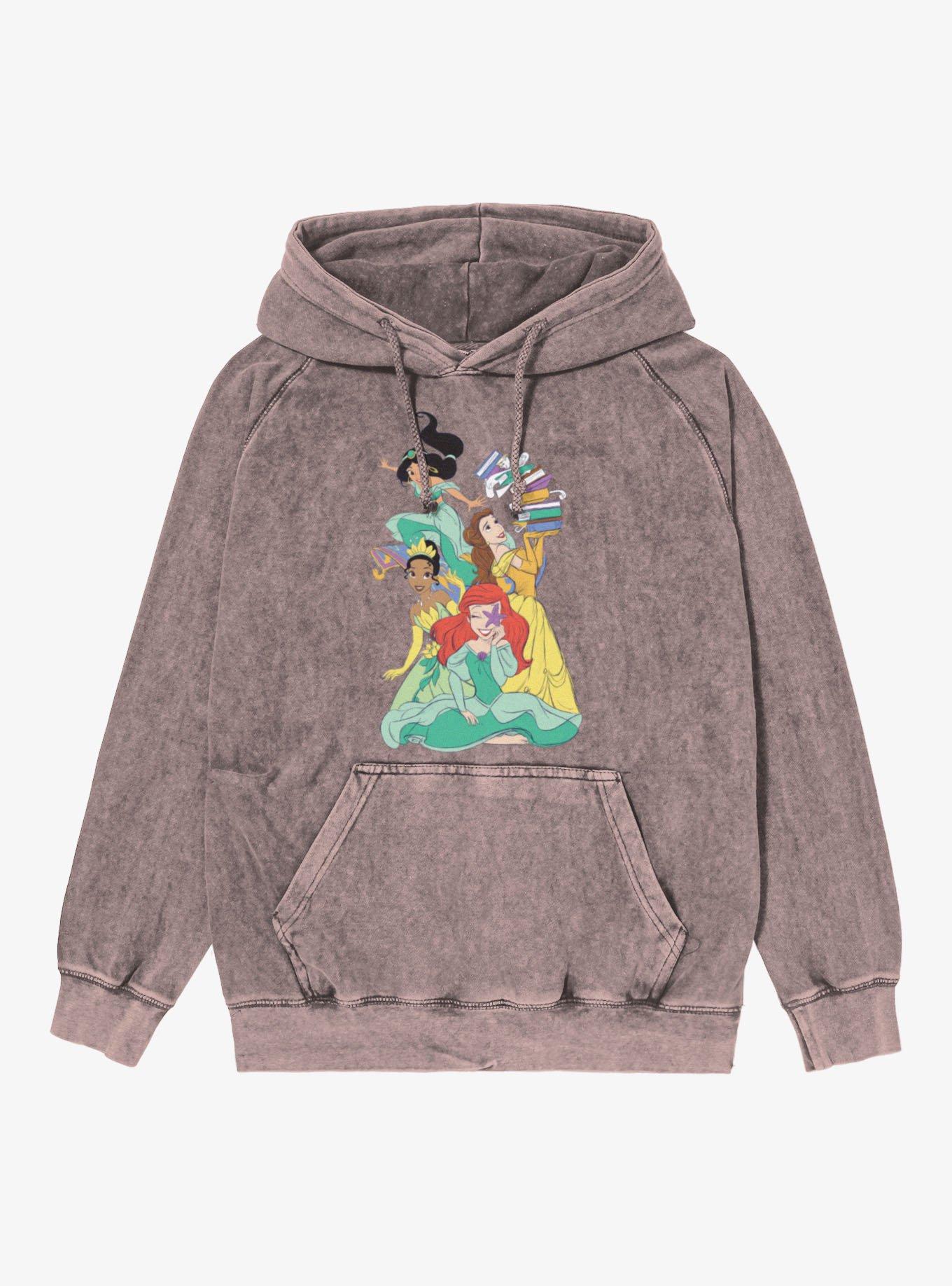 Disney Princess Silly Friend Group Vintage Mineral Washed Hoodie, , hi-res