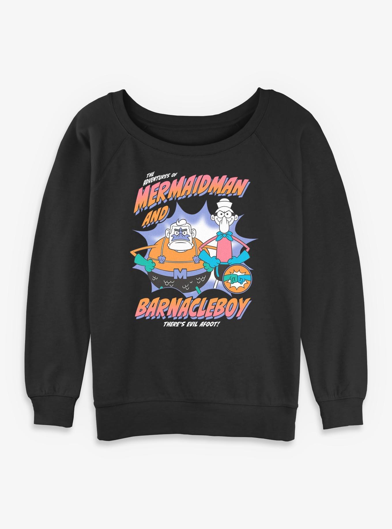SpongeBob SquarePants Heroes Womens Slouchy Sweatshirt, , hi-res