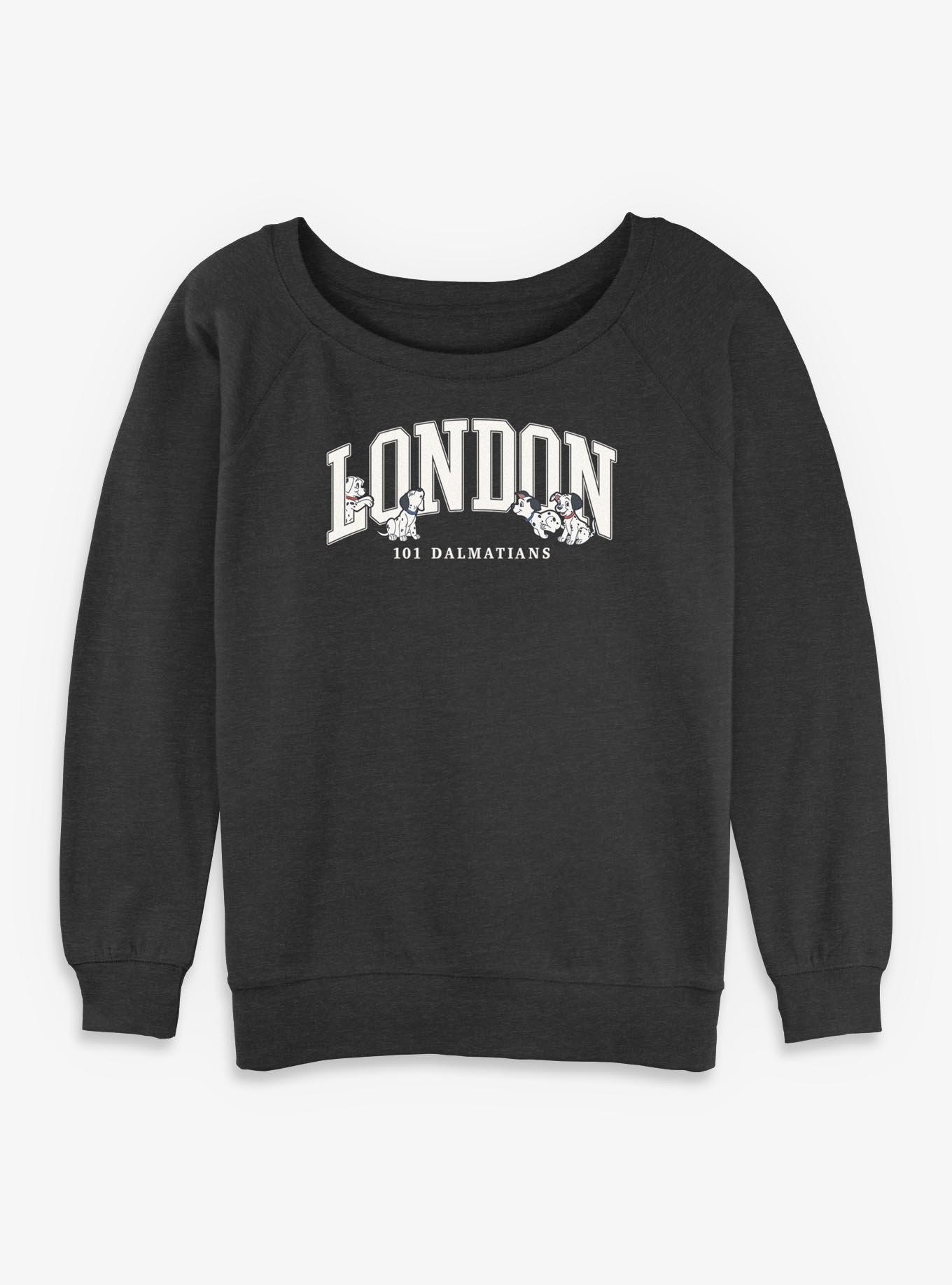 Disney 101 Dalmatians English Puppies Womens Slouchy Sweatshirt, , hi-res