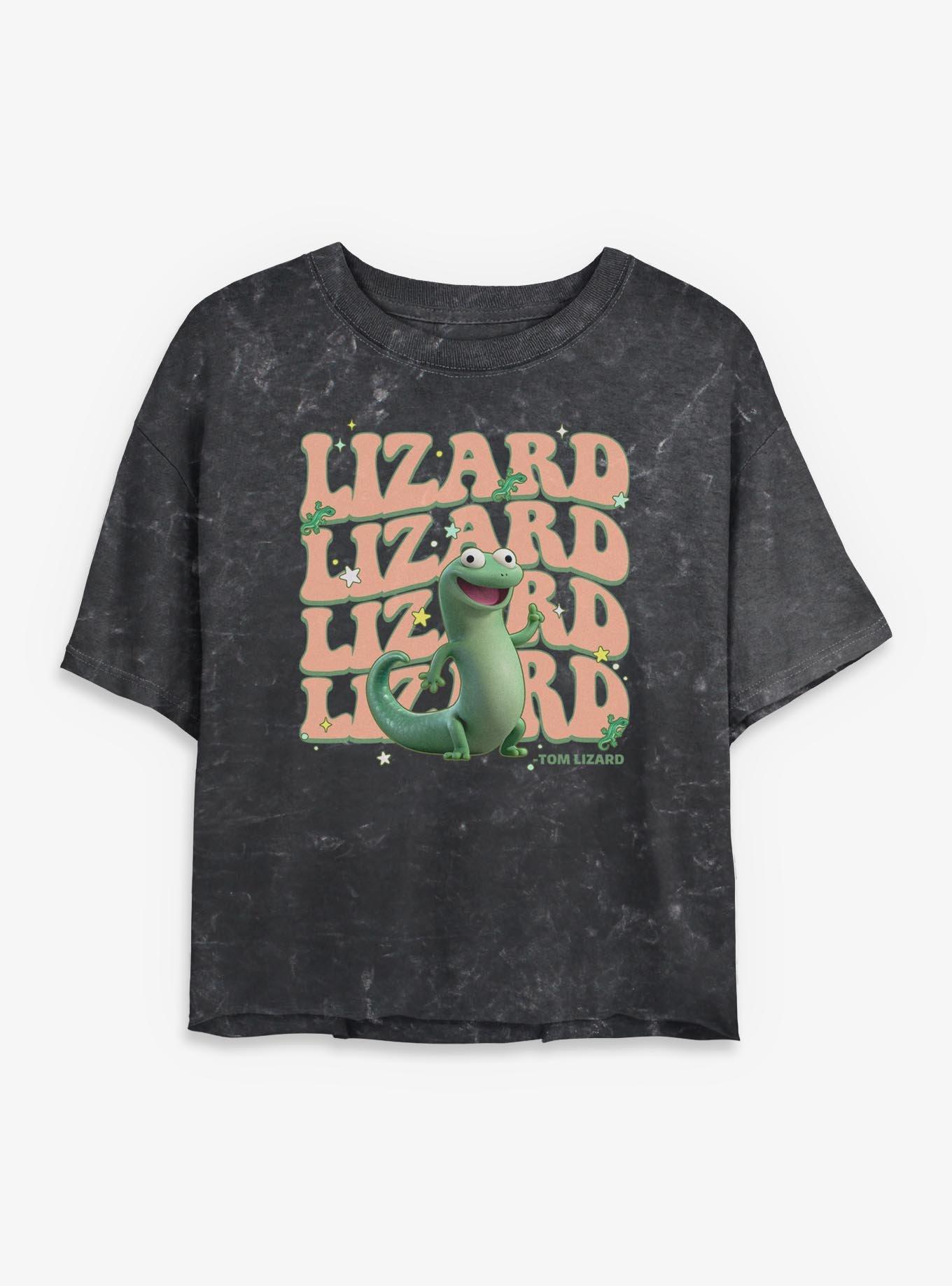 Disney Pixar Hoppers Lizard Lizard Mineral Wash Womens Crop T-Shirt, , hi-res