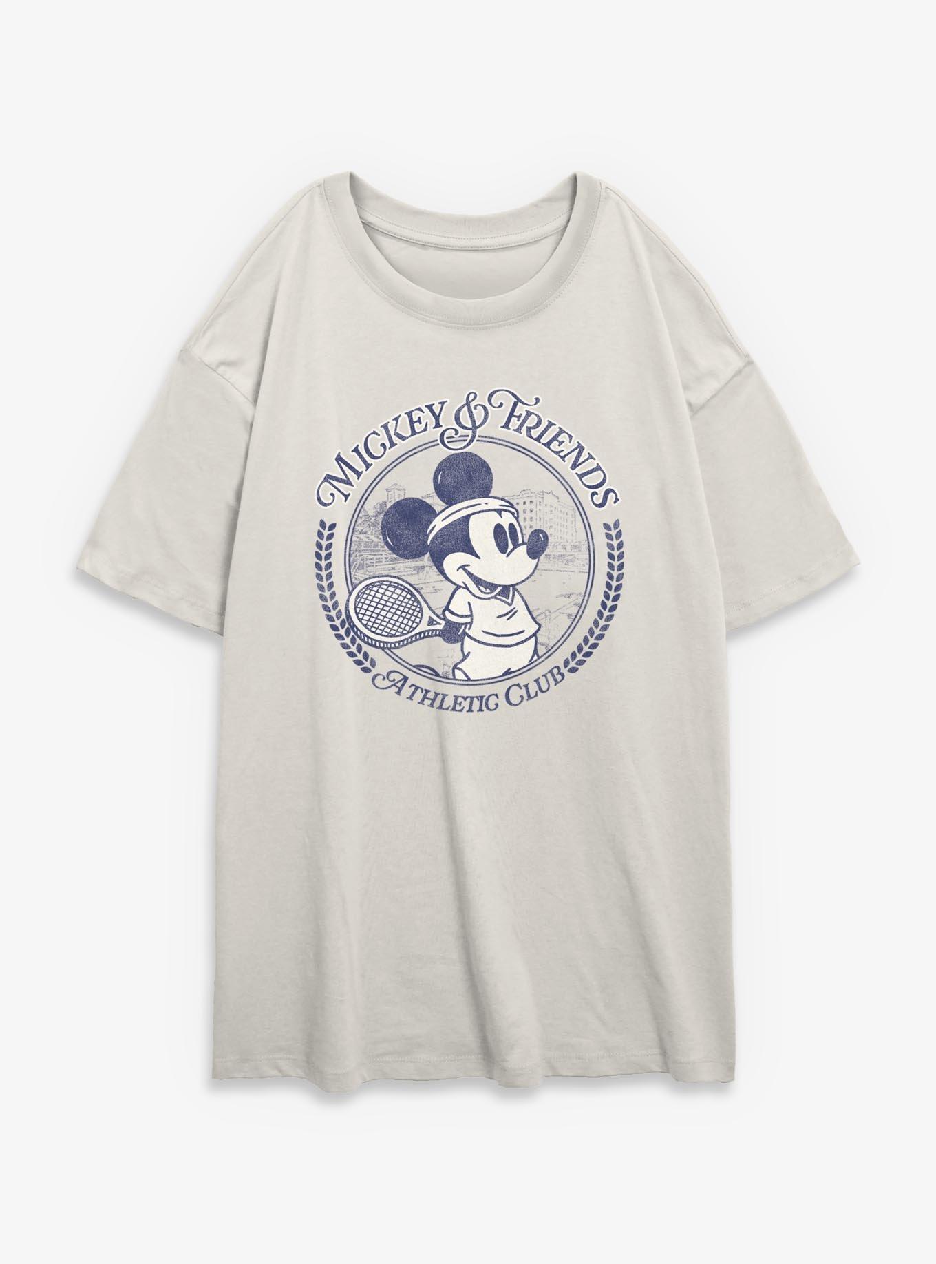 Disney Mickey Mouse Tennis Womens Oversized T-Shirt, , hi-res