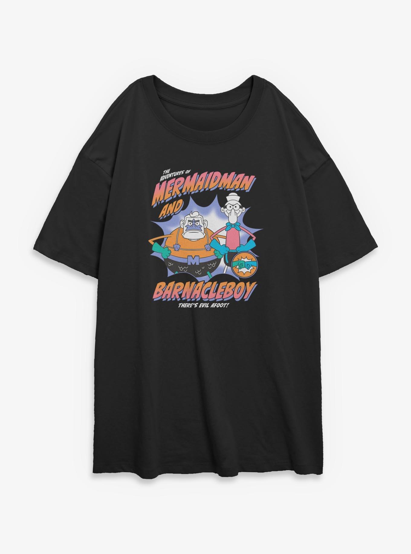 SpongeBob SquarePants Heroes Womens Oversized T-Shirt, , hi-res