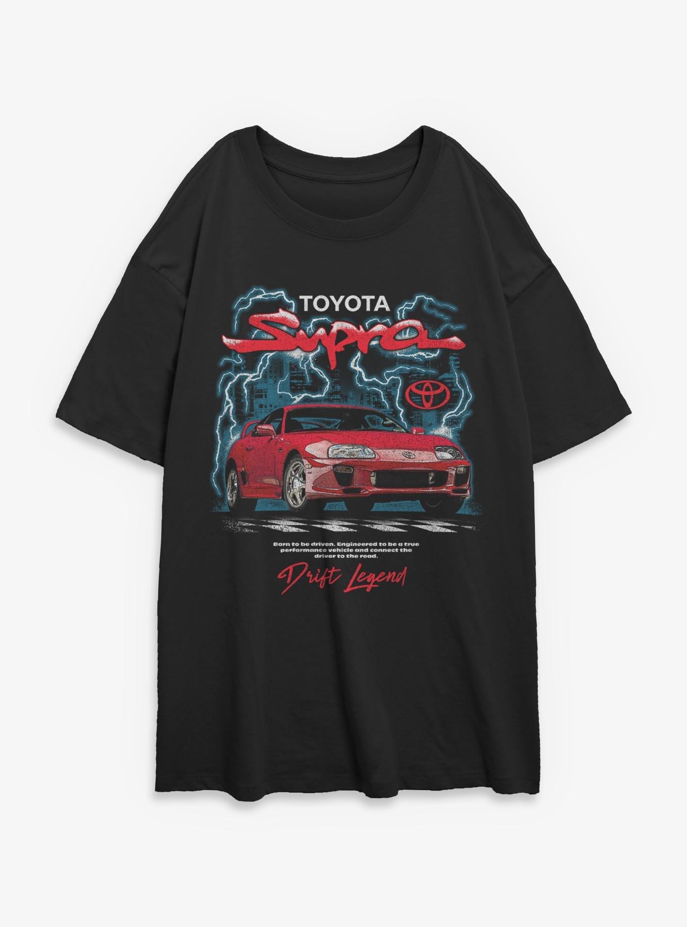 Toyota Supra Storm Womens Oversized T-Shirt, BLACK, hi-res view 1