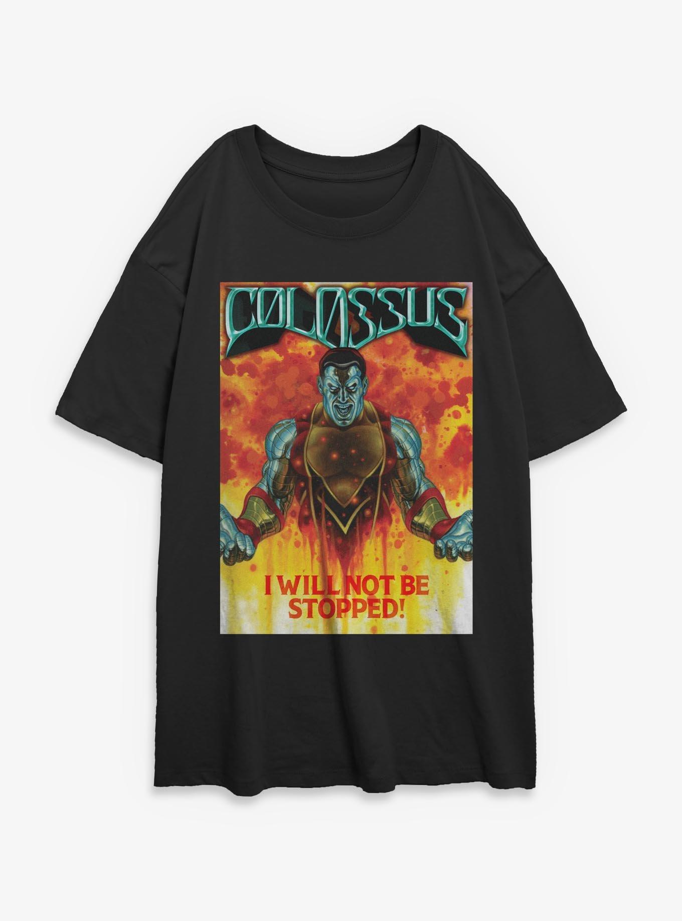 Marvel X-Men Not Be Stopped Womens Oversized T-Shirt, , hi-res
