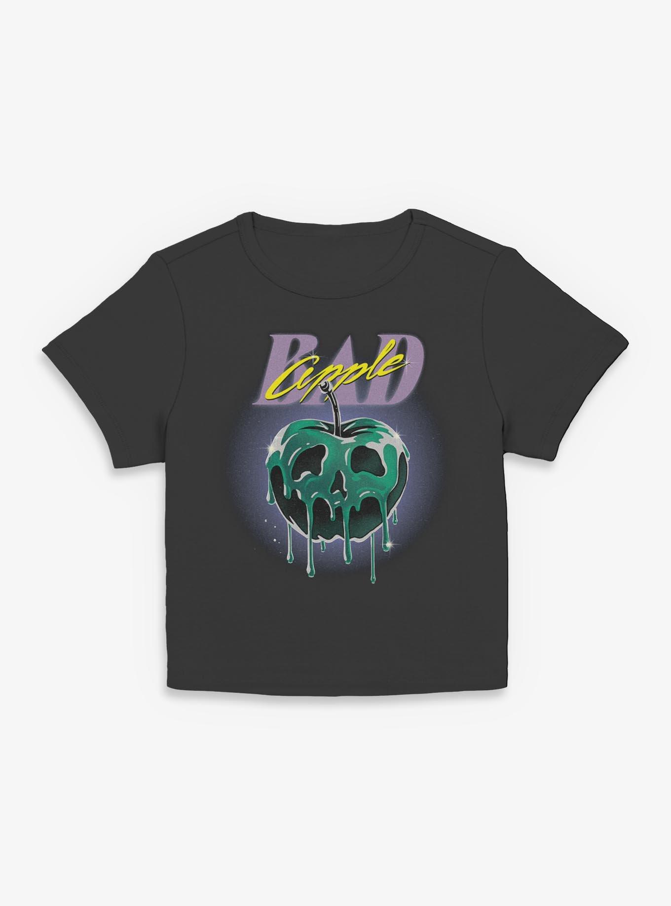 Disney Villains Bad Apple Retro Womens Baby Tee, , hi-res
