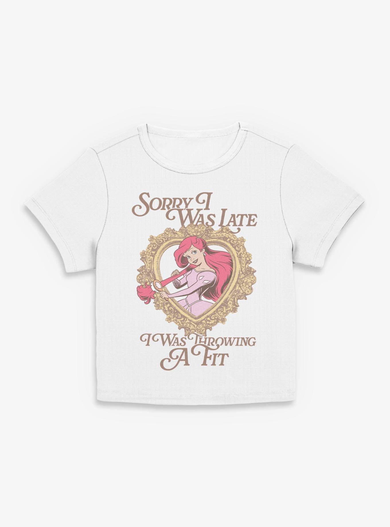 Disney Princesses Ariel Throwing A Fit Womens Baby Tee, , hi-res