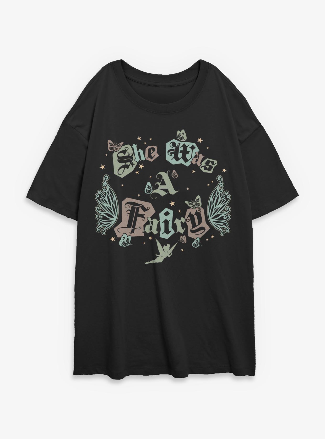 Disney Tinkerbell A Fairy Womens Oversized T-Shirt, , hi-res