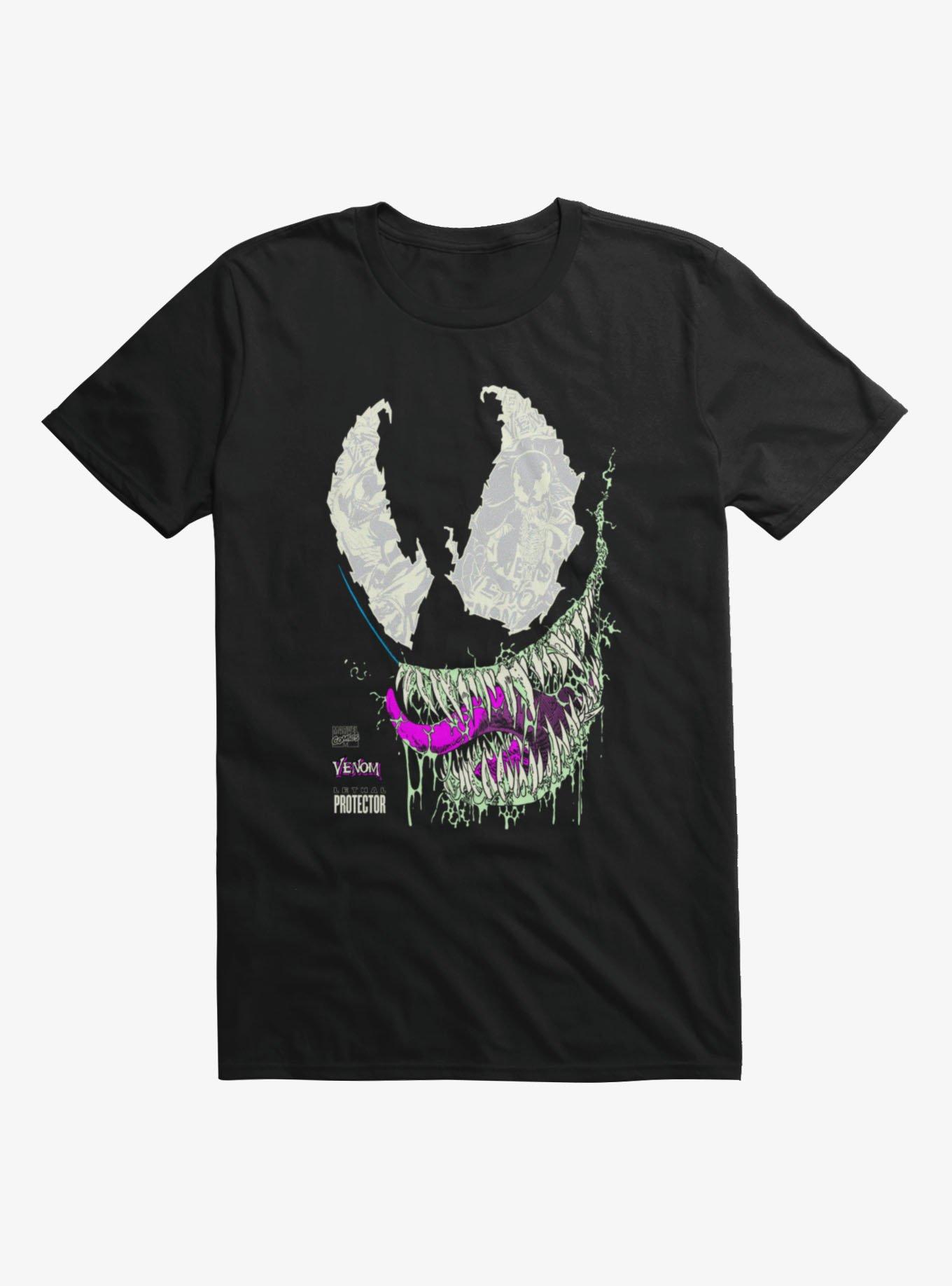 Marvel Retro Venom Lethal Protector Panel Eyes T-Shirt, , hi-res