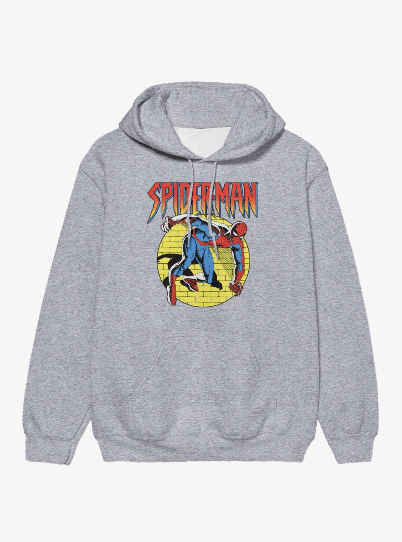 Marvel Retro Spider-Man Yellow Brick Wall Hoodie, , hi-res