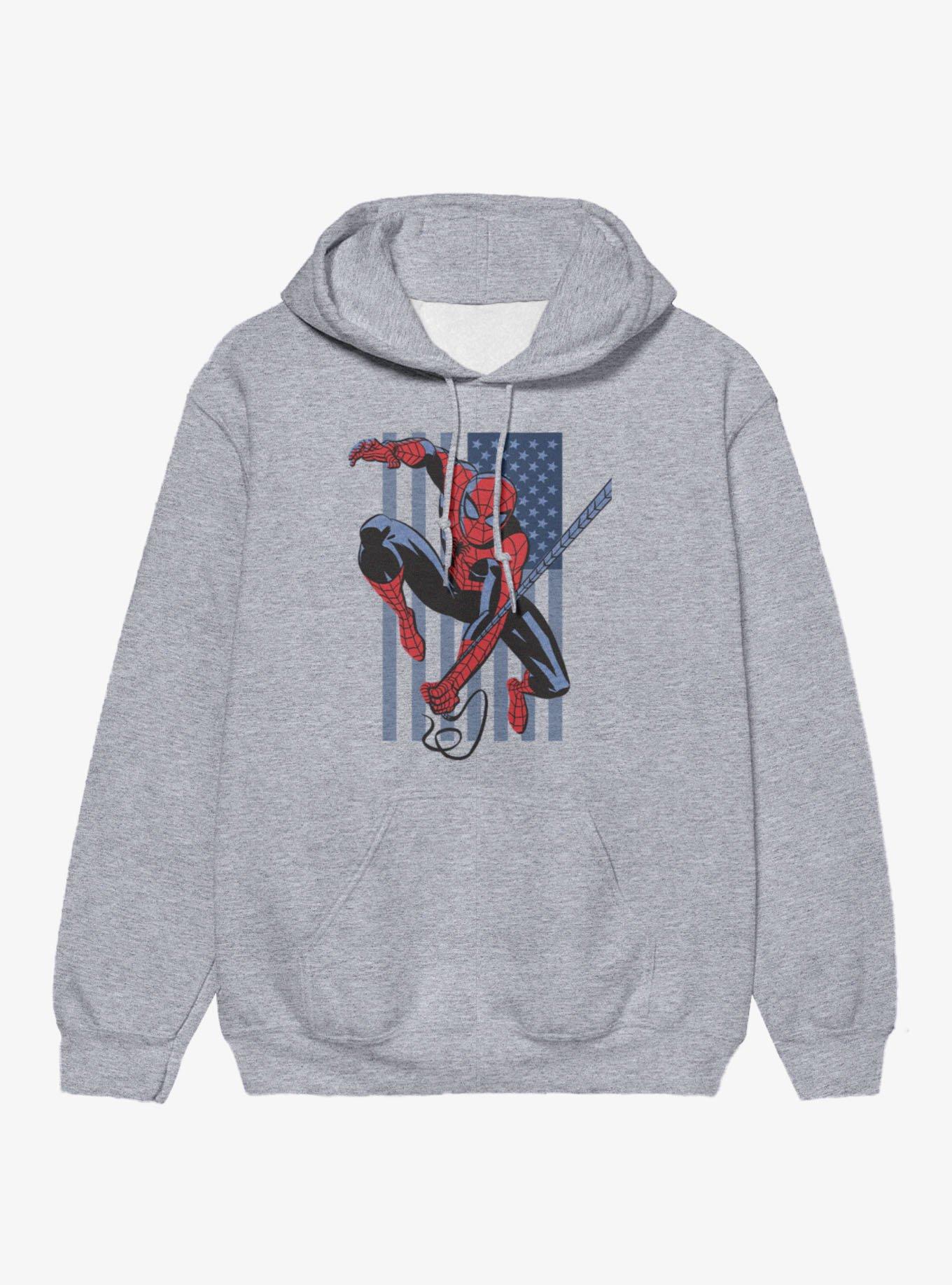 Marvel Spider-Man Flag Swing Hoodie, , hi-res